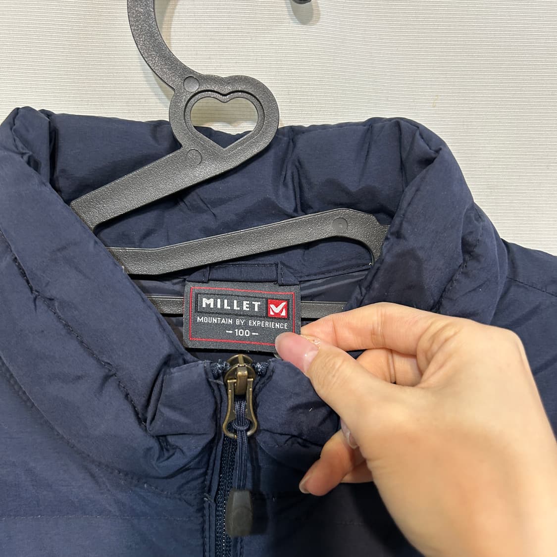 밀레 남성 거위털 경량패딩 100 상품이미지2