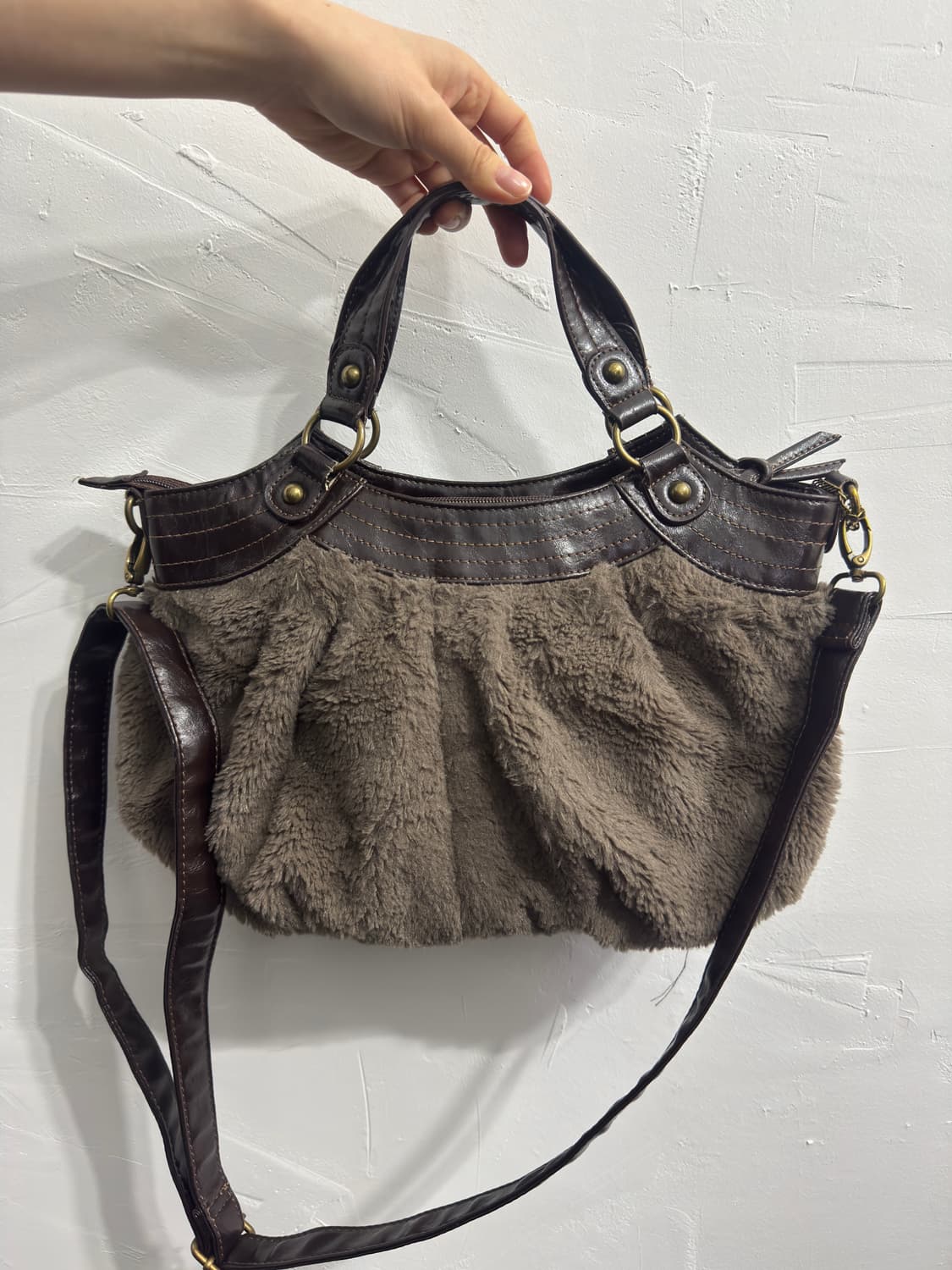hush hush fur design shoulderbag 상품이미지6
