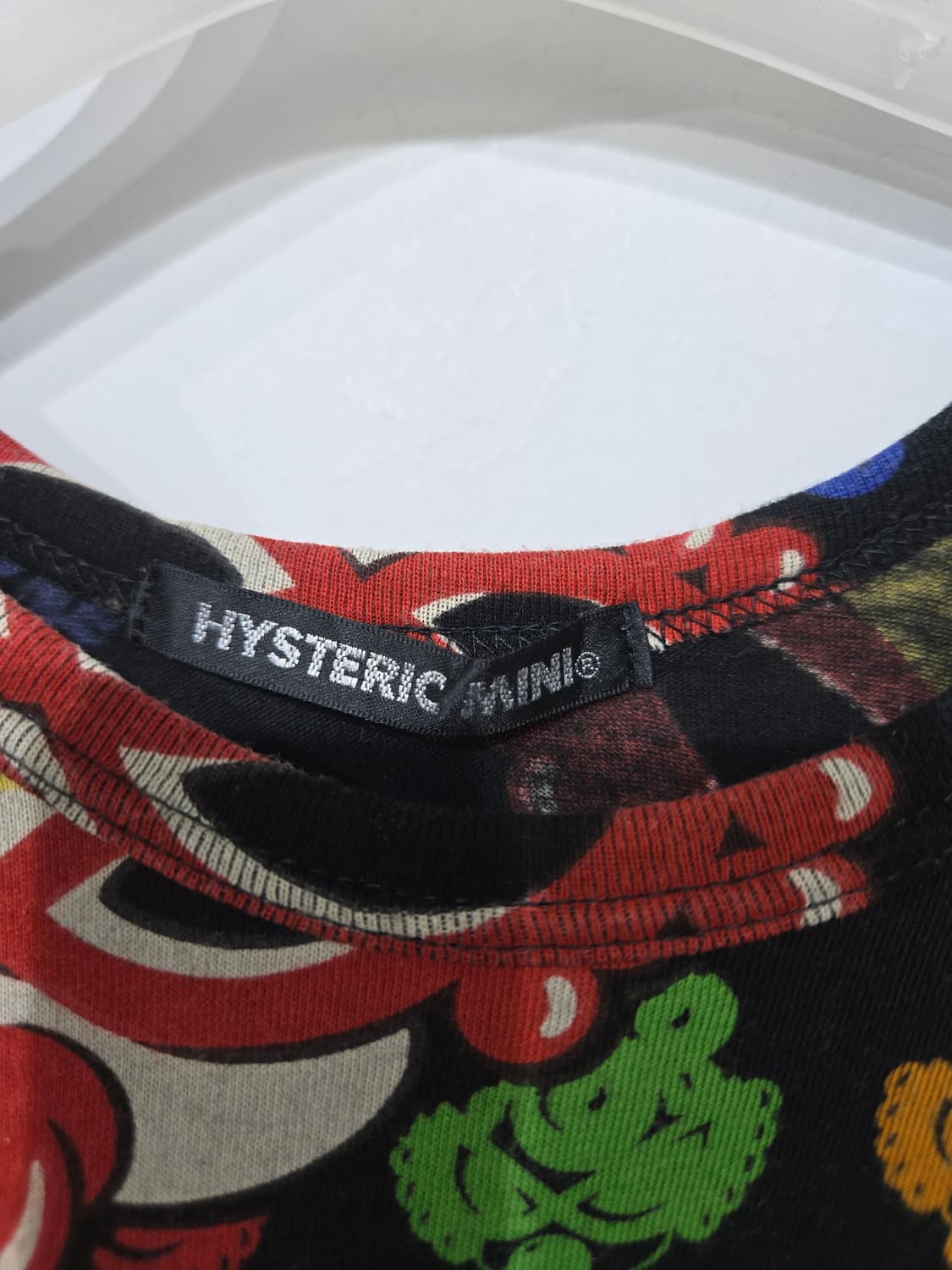 히스테릭 HYSTERIC MINI 아동 캐릭터 나시 블랙 상품이미지3
