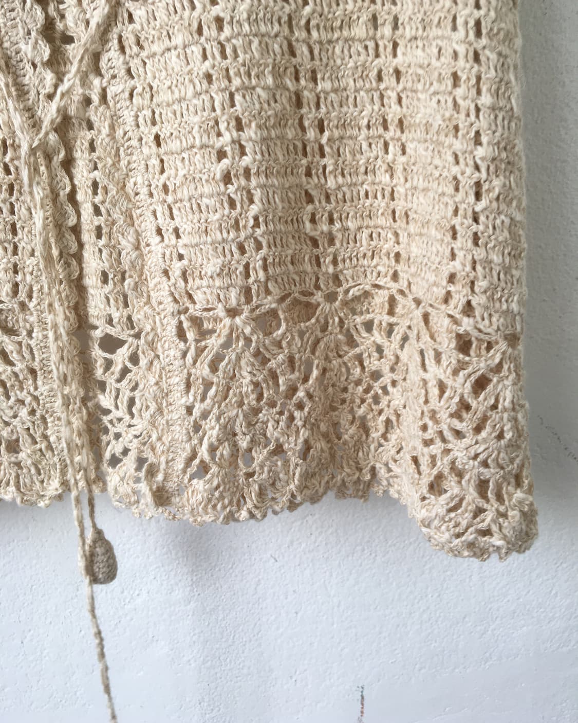 Punching button point crochet sleeveless 상품이미지4