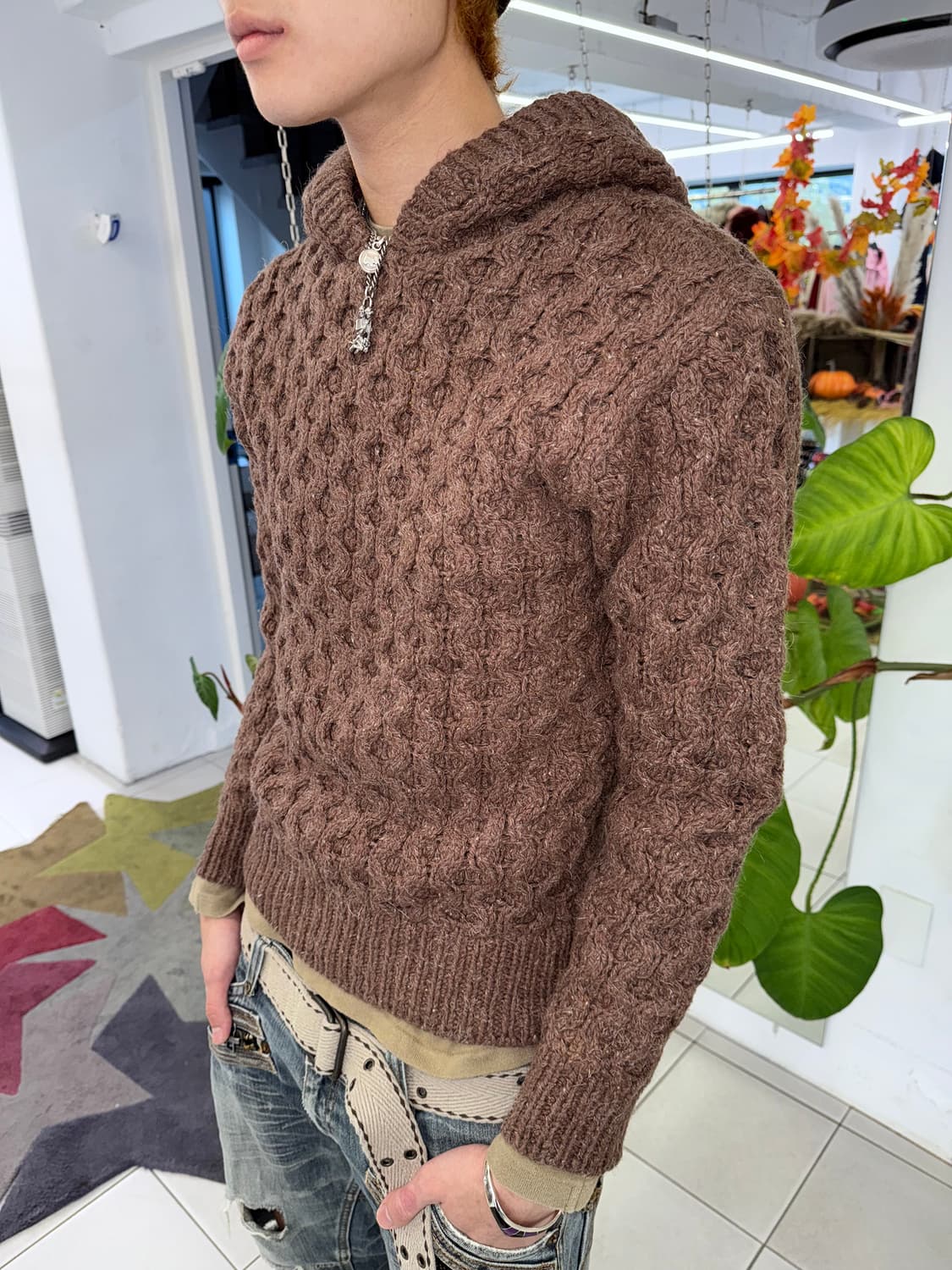 heavy knit hoodie 상품이미지2