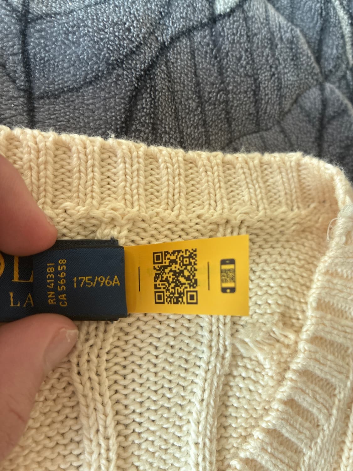 폴로 꽈베기 니트 (정품) 상품이미지4