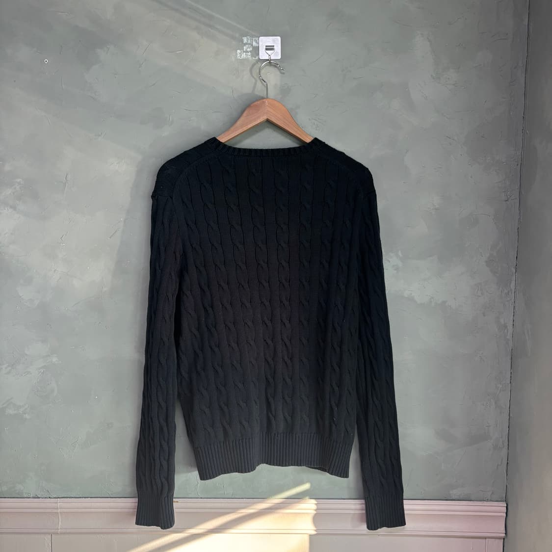 폴로 랄프로렌 꽈배기 니트 블랙 상품이미지4