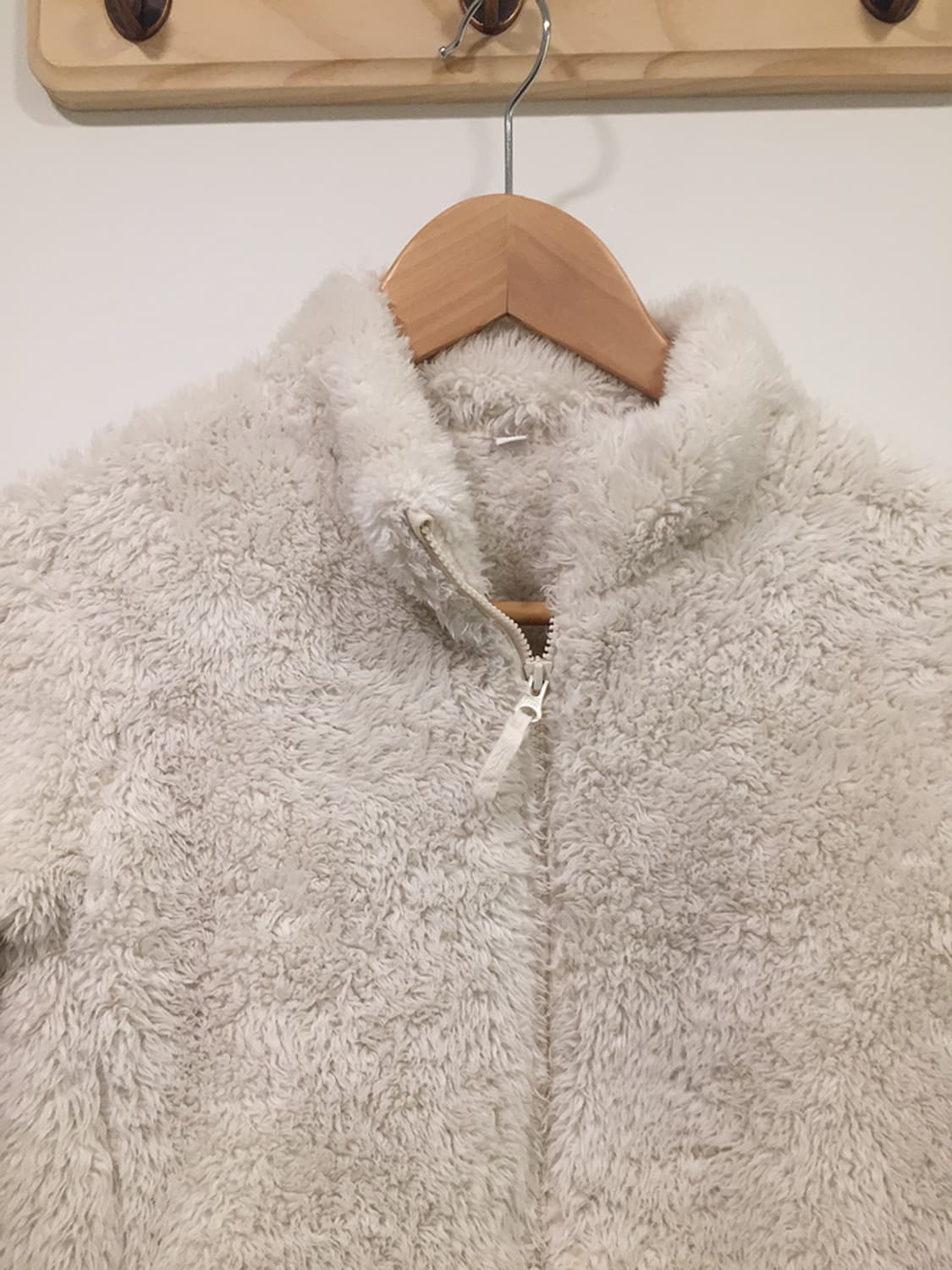 여성 유니클로 양털 후리스집업 90 상품이미지4