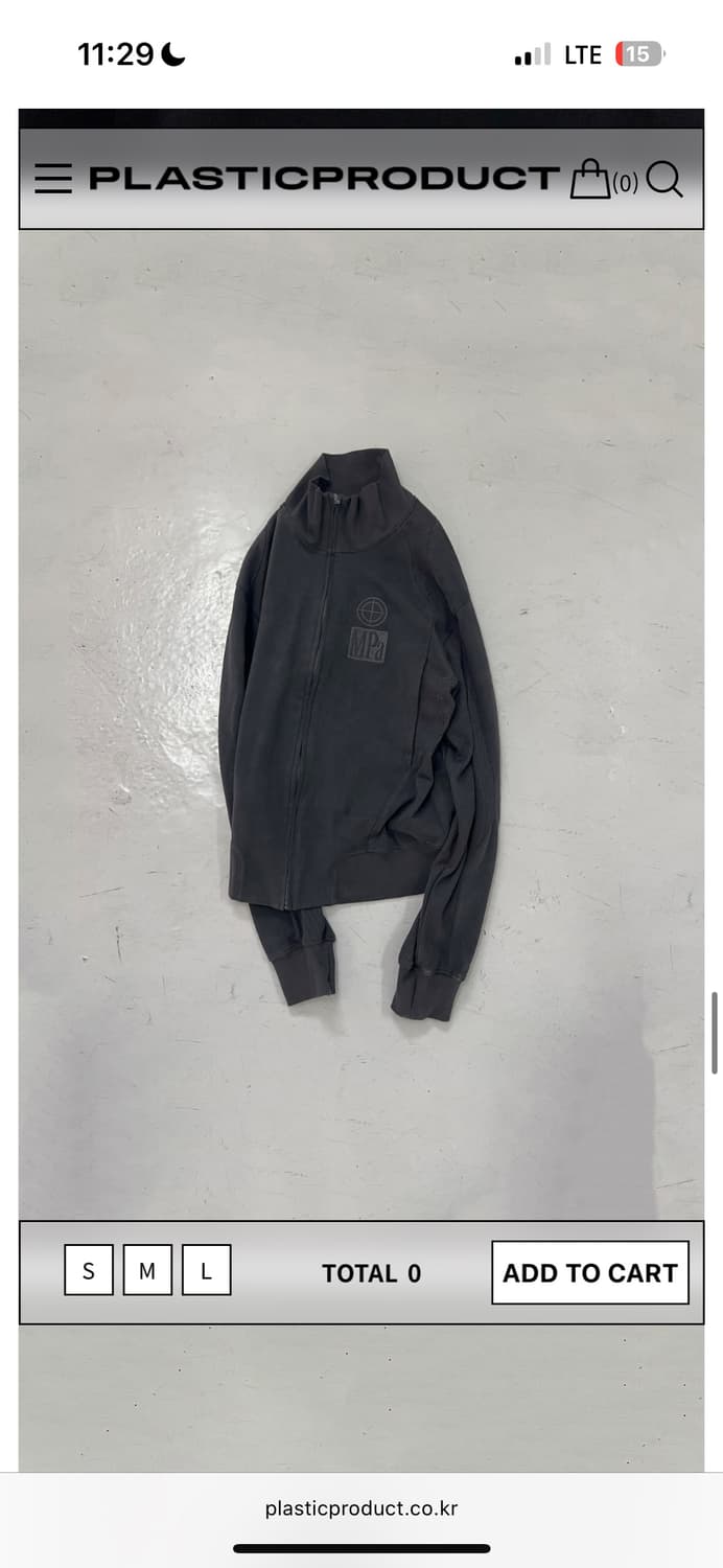 MPa CONTRAST ZIPPED JACKET (BLACK) M 상품이미지4