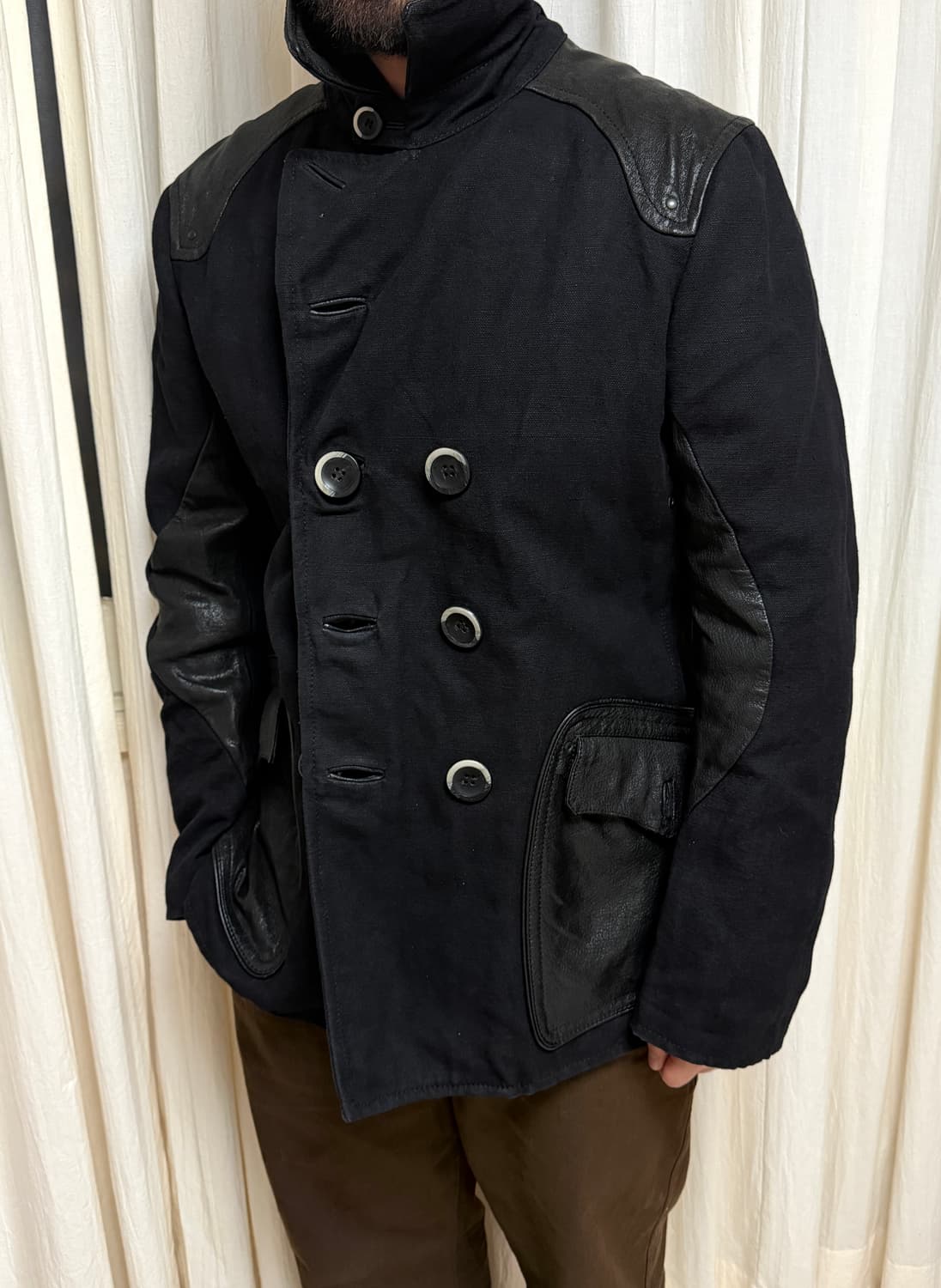 빨 질레리 가죽 피코트 (made in italy) 상품이미지10