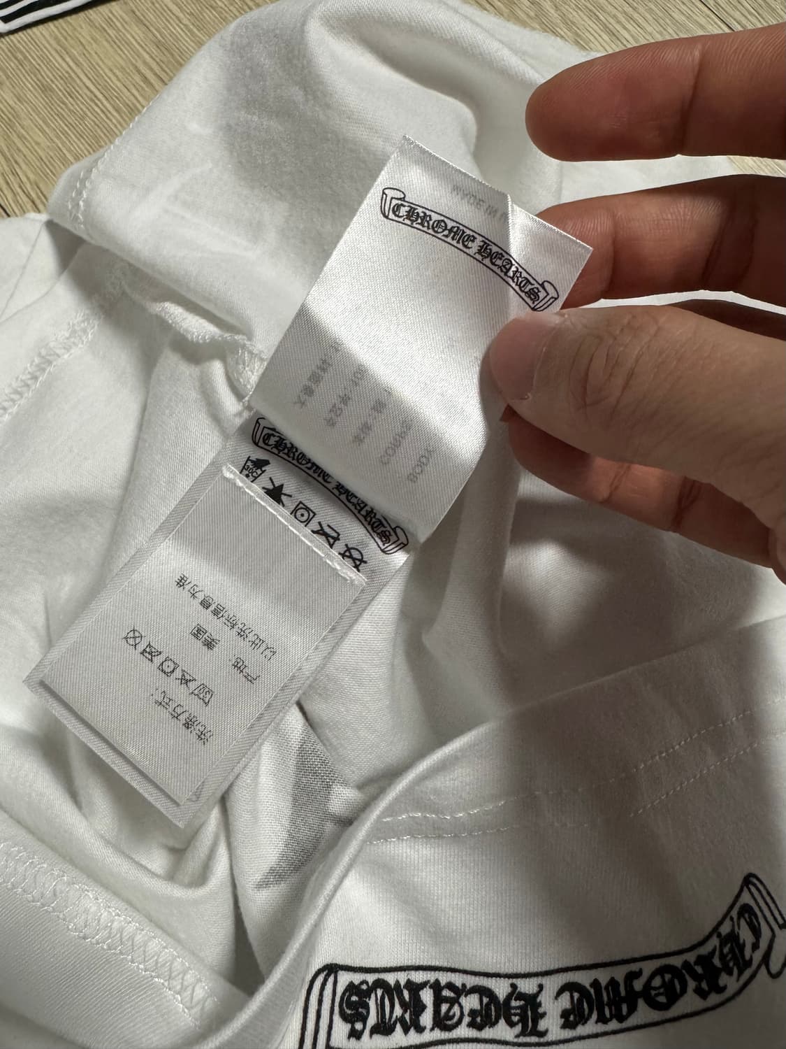 크롬하츠 플로랄 롱슬리브 긴팔 화이트 M 상품이미지5