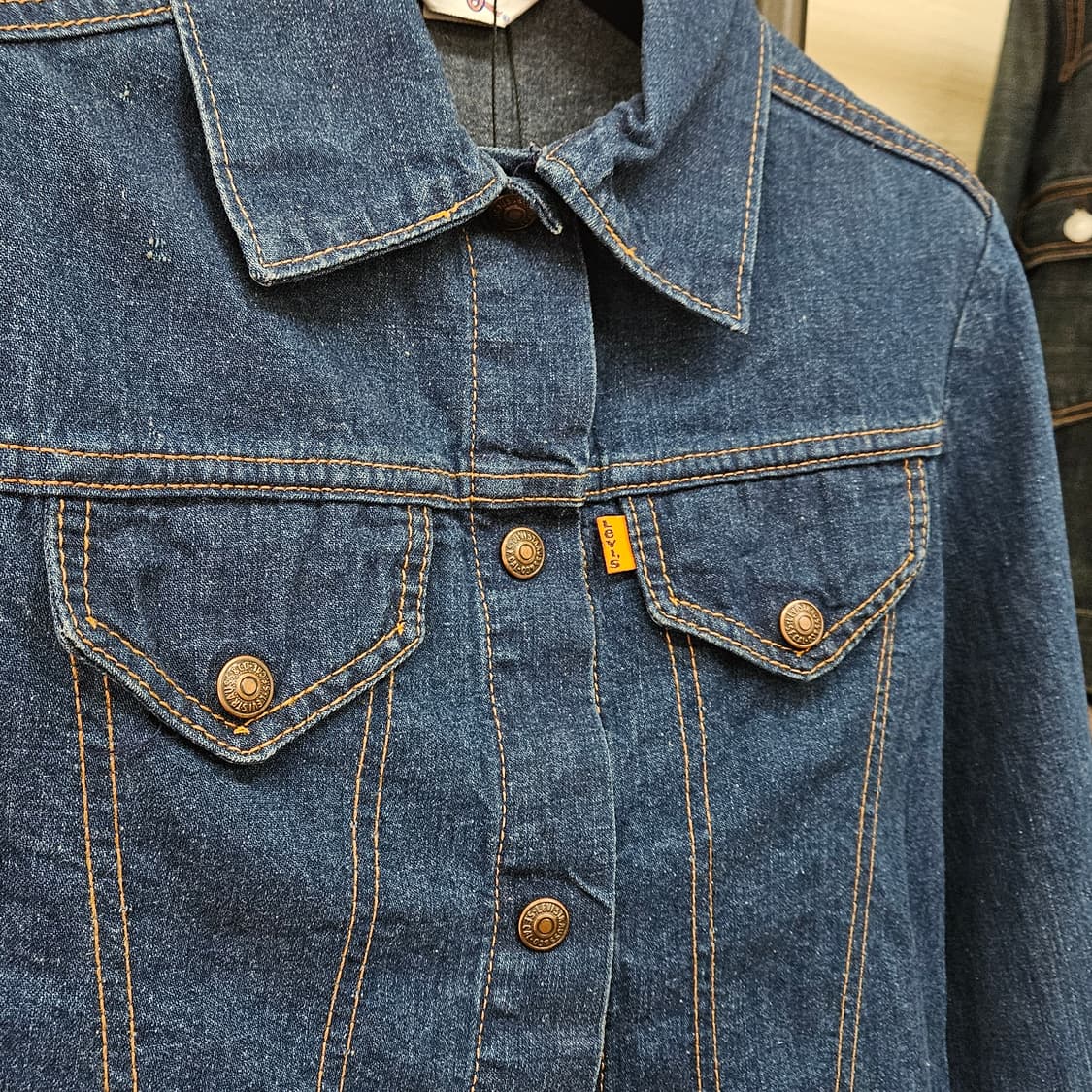 70s 리바이스 오렌지탭 트러커 상품이미지2