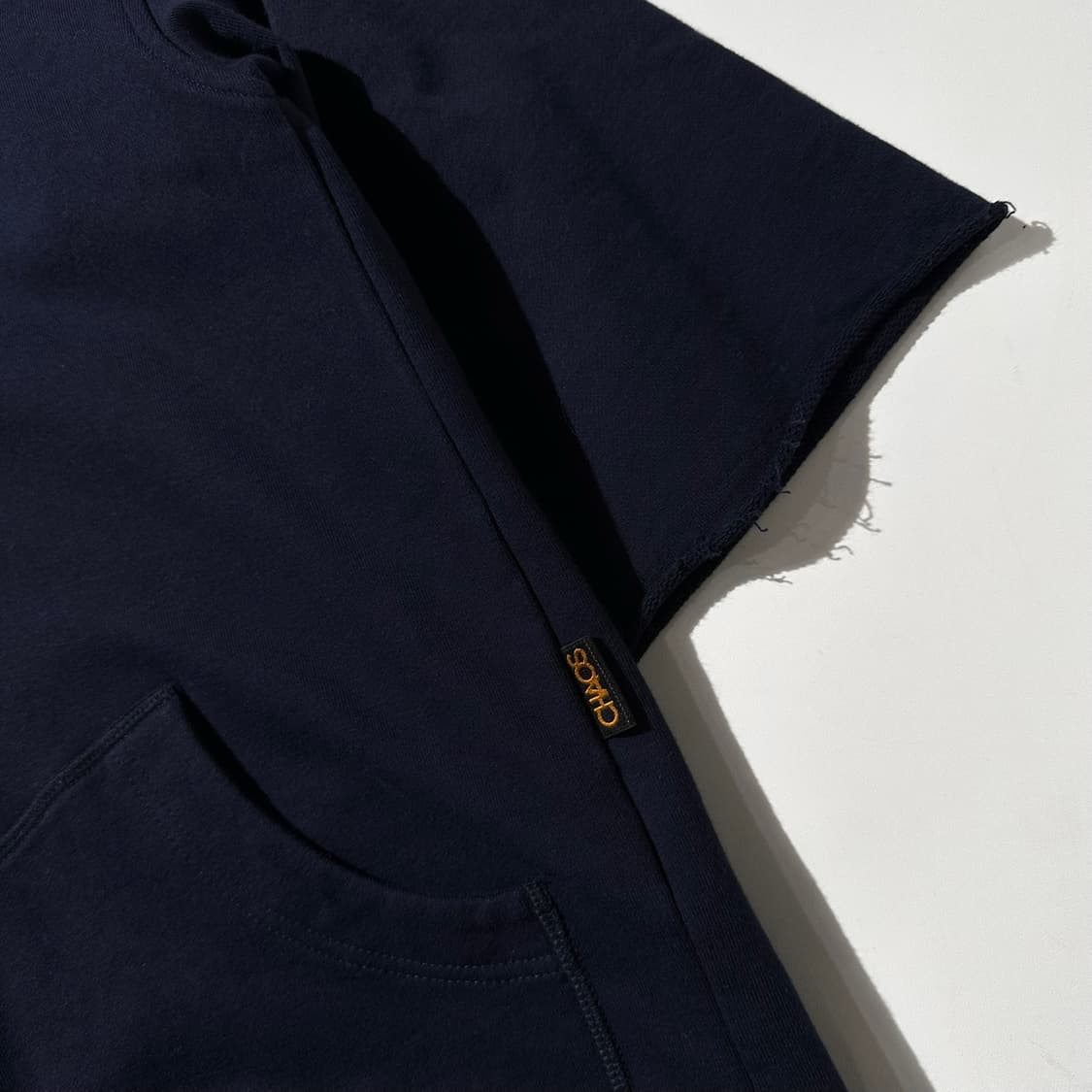 비비안 웨스트우드 카오스 로고 반팔 후드 네이비 상품이미지5