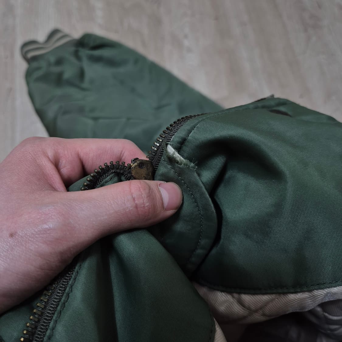 푸마 KEVLAR 올드스쿨 MA-1 항공점퍼 붐버자켓 L(100) 상품이미지7