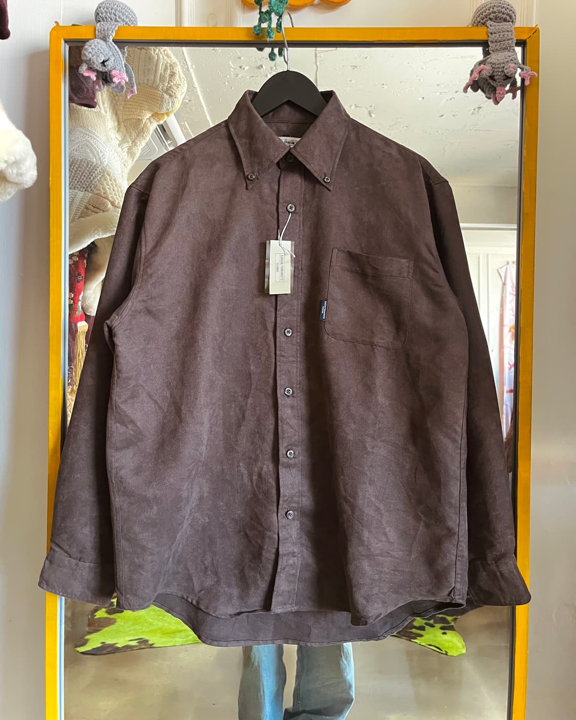 KANSAI YAMAMOTO Homme Suede Shirt 상품이미지3