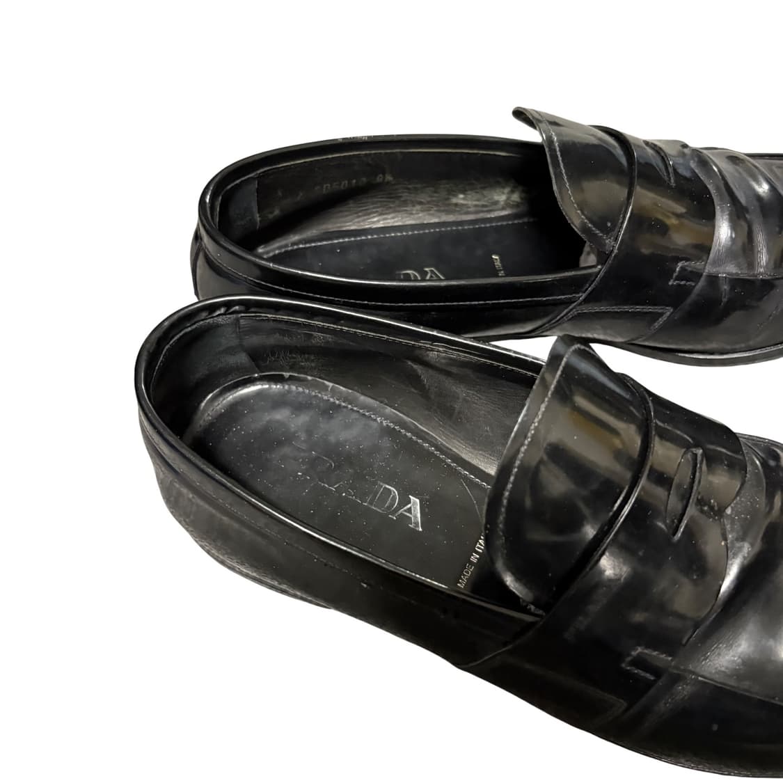 프라다 블랙 페니 로퍼 9.5 280-285 상품이미지5