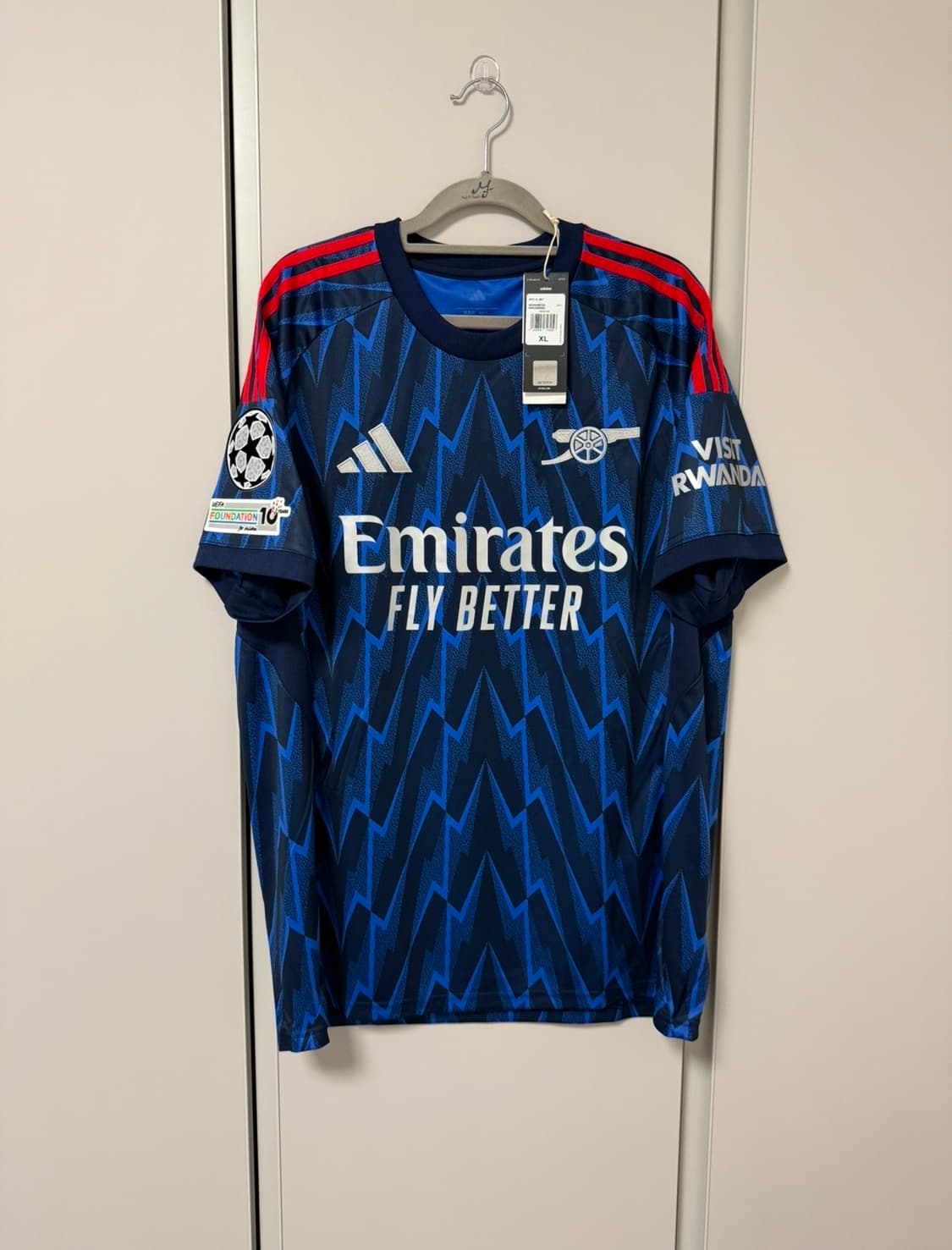 25-26 아스날 어웨이 국내XL 외데고르 판매 상품이미지2