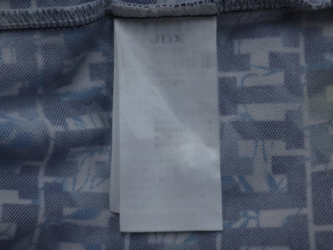 (100) JDX 남성 로고 변형 패턴 카라 티셔츠 상품이미지8