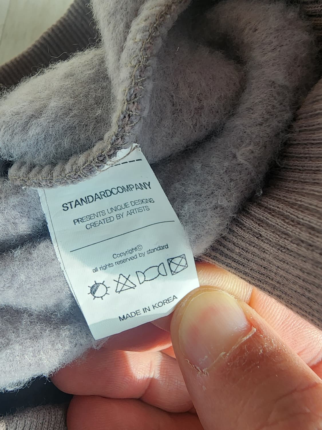 BRENSON 브렌슨 기모 맨투맨 2벌 일괄 팜. L(105)사이즈 상품이미지9