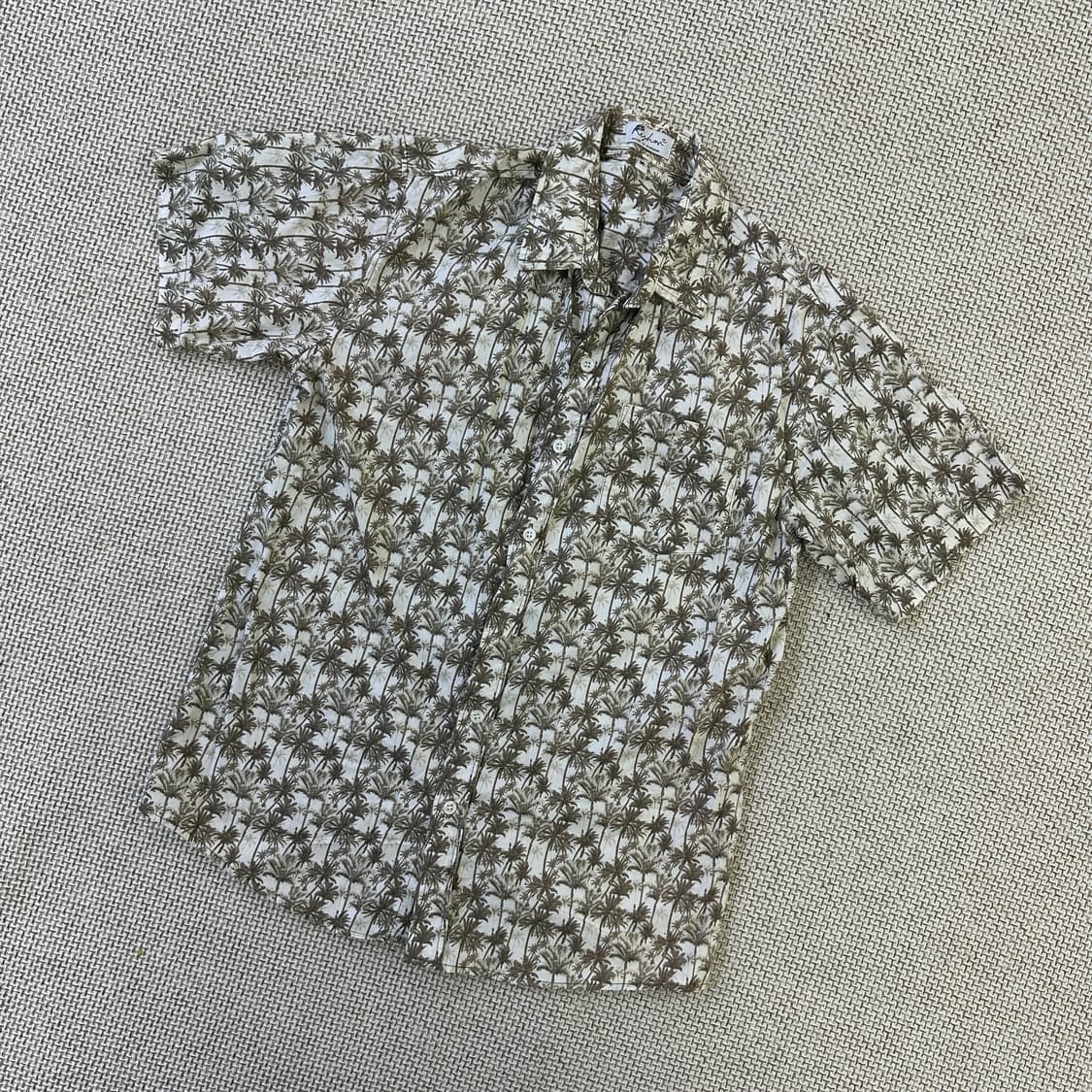 M Rishon 방콕 팜트리 프린트 셔츠 0424D 상품이미지1