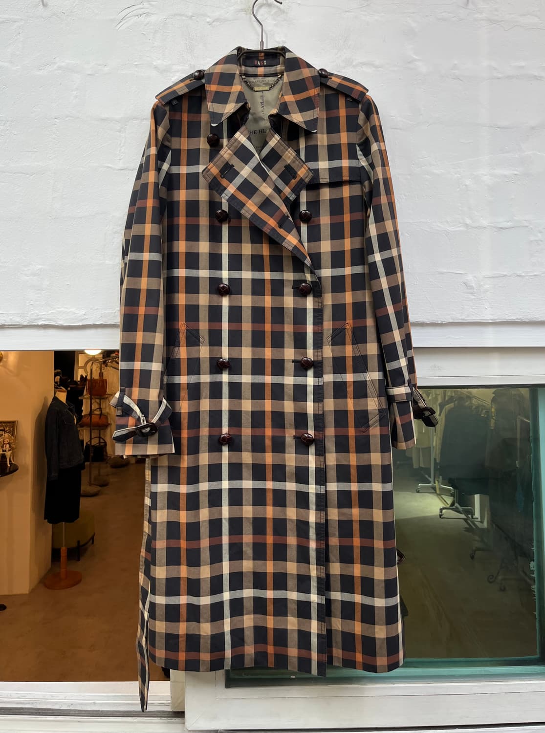 Daks London 체크 코트 상품이미지1