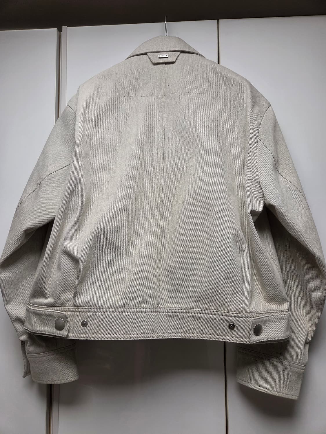 솔리드옴므 그레이 크롭 데님자켓 46 상품이미지2