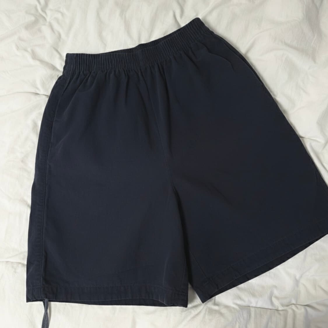 코이세이오 038 라인 코튼 쇼츠 팬츠 네이비 상품이미지3