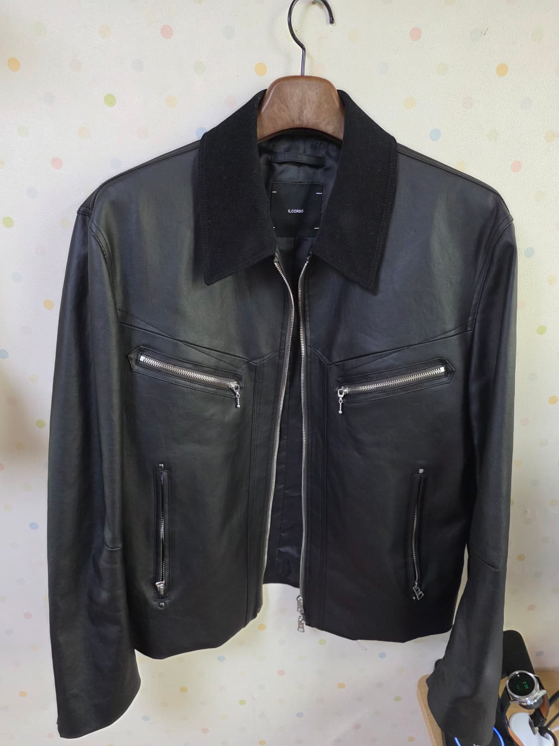 일꼬르소 코팅 데님 블루종 상품이미지1