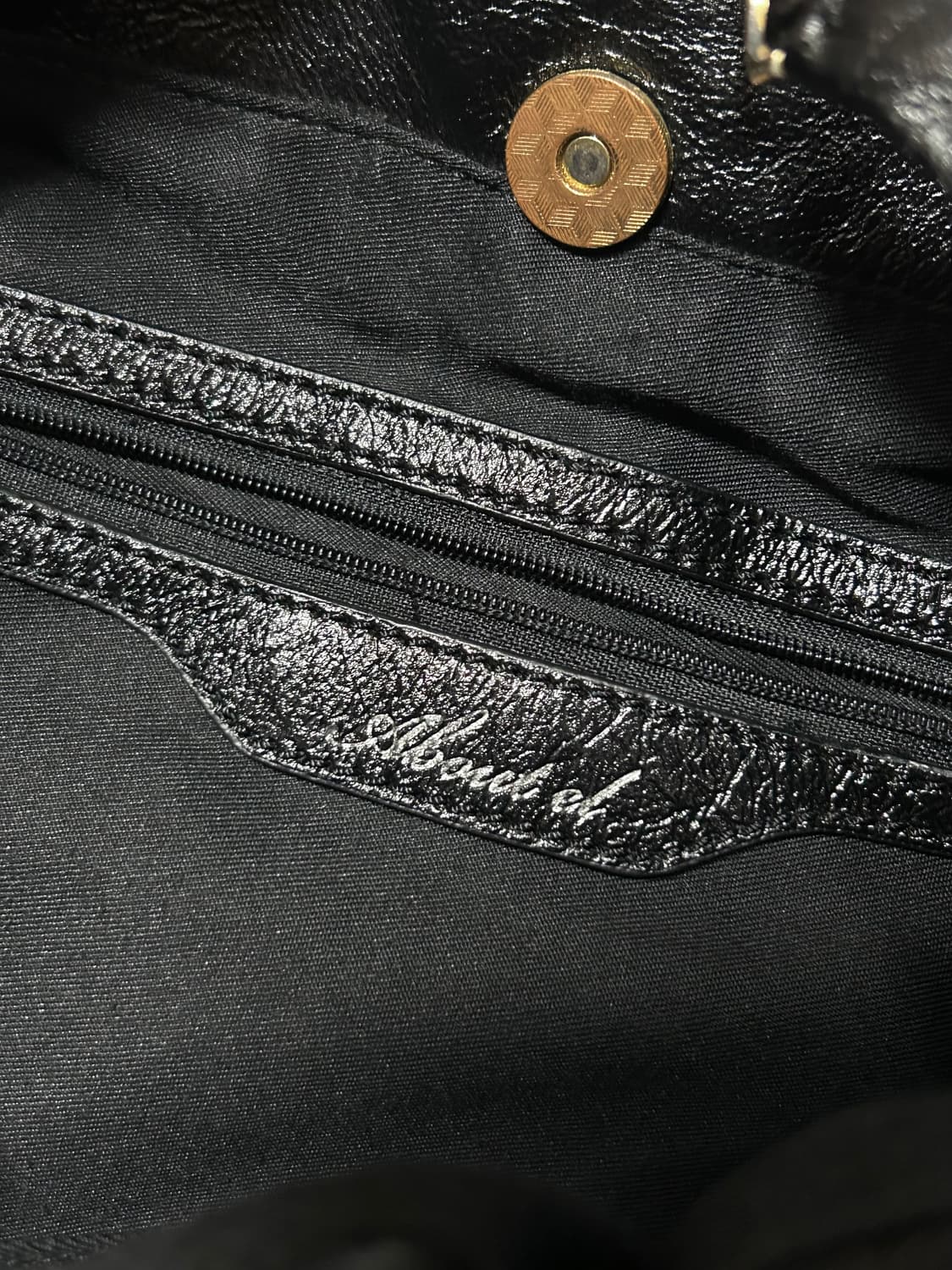 핀턱 체인 레더백 상품이미지7