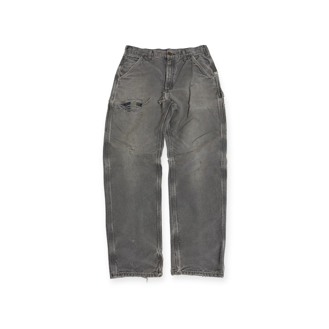 칼하트 b111 그레이 라이닝 카펜터 팬츠 32x34 상품이미지1