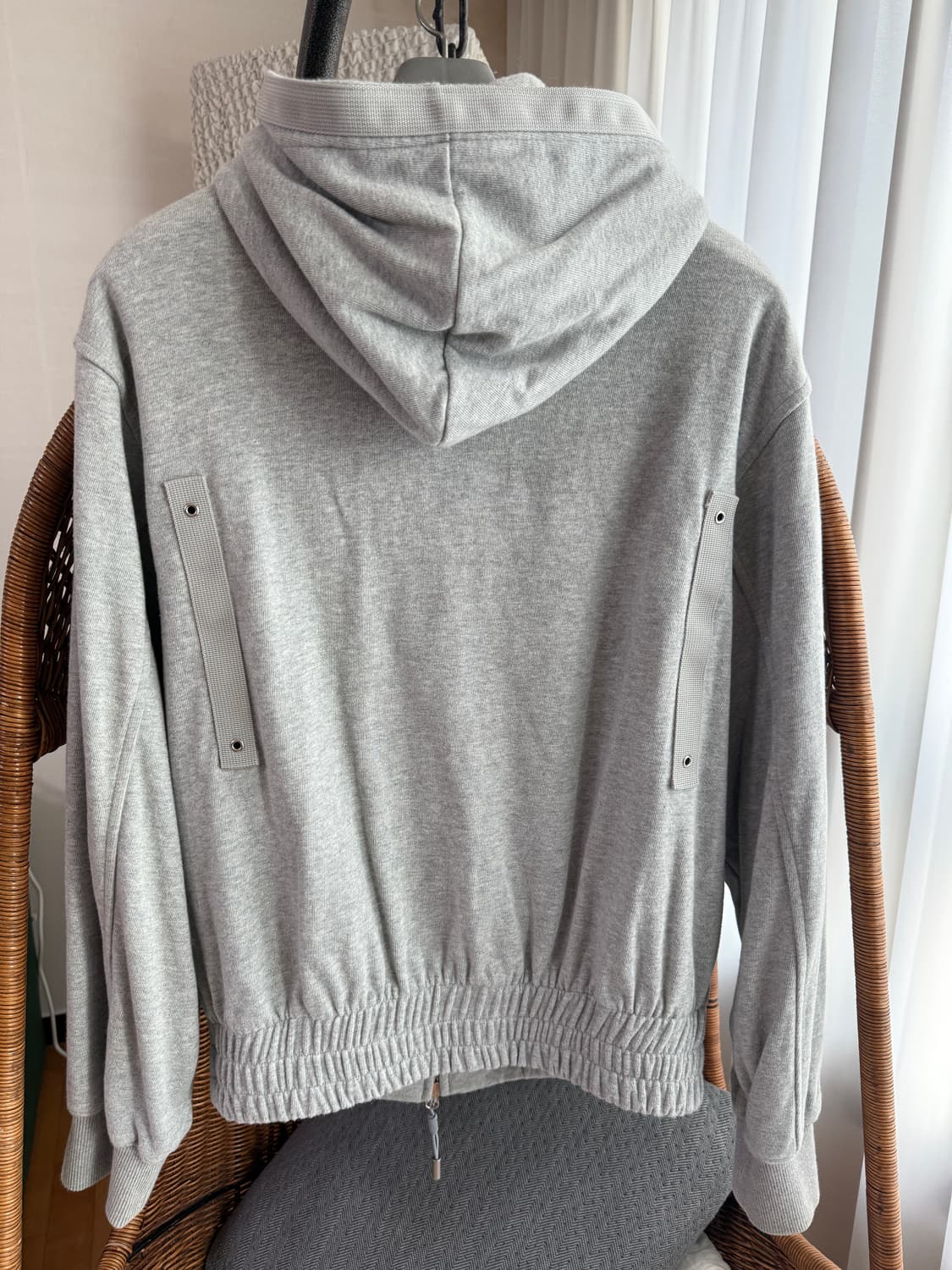 헤아 그레이 후드집업 상품이미지2