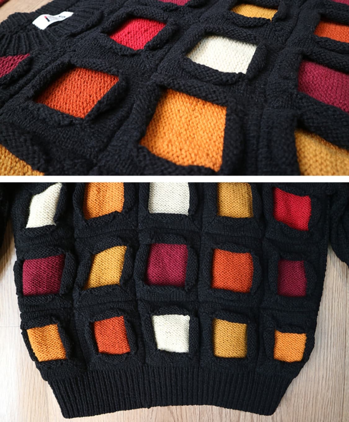 80~90S issey miyake I.S 이세이 미야케 is 빈티지니트 상품이미지4