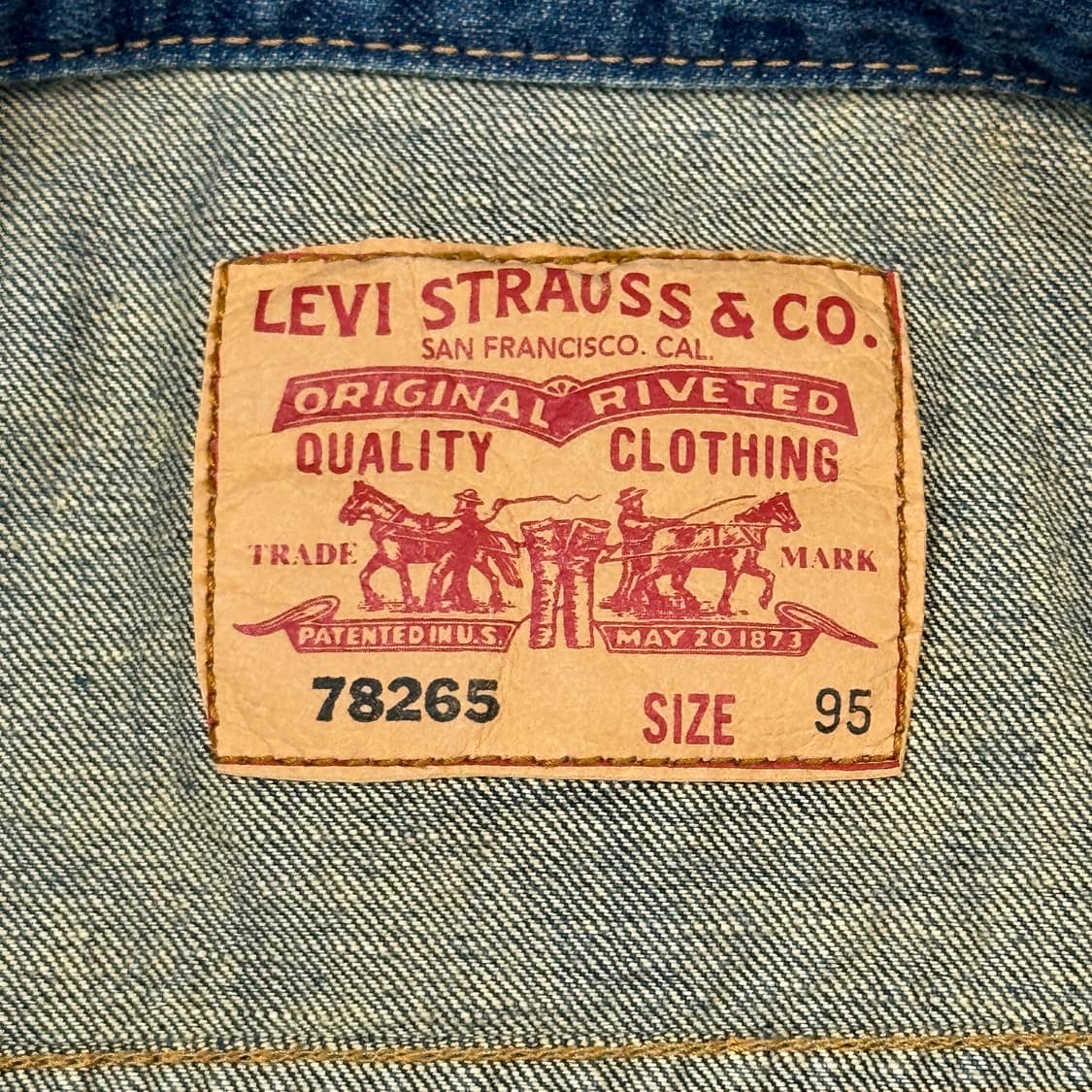 여M) 리바이스 3세대 청 데님 자켓 상품이미지7