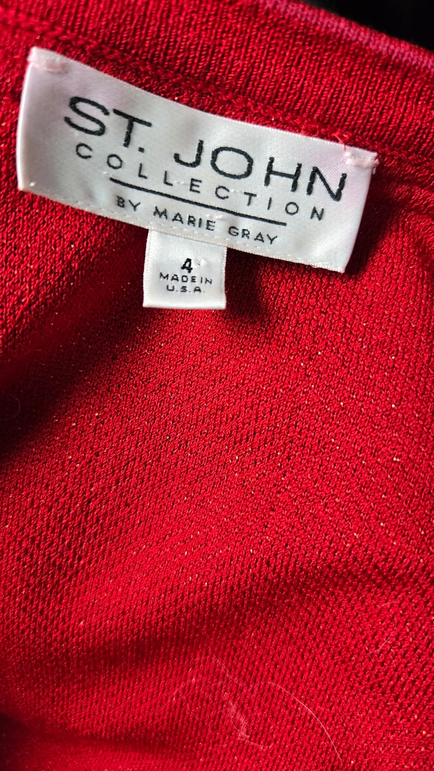 센존 레드가디건 상품이미지7