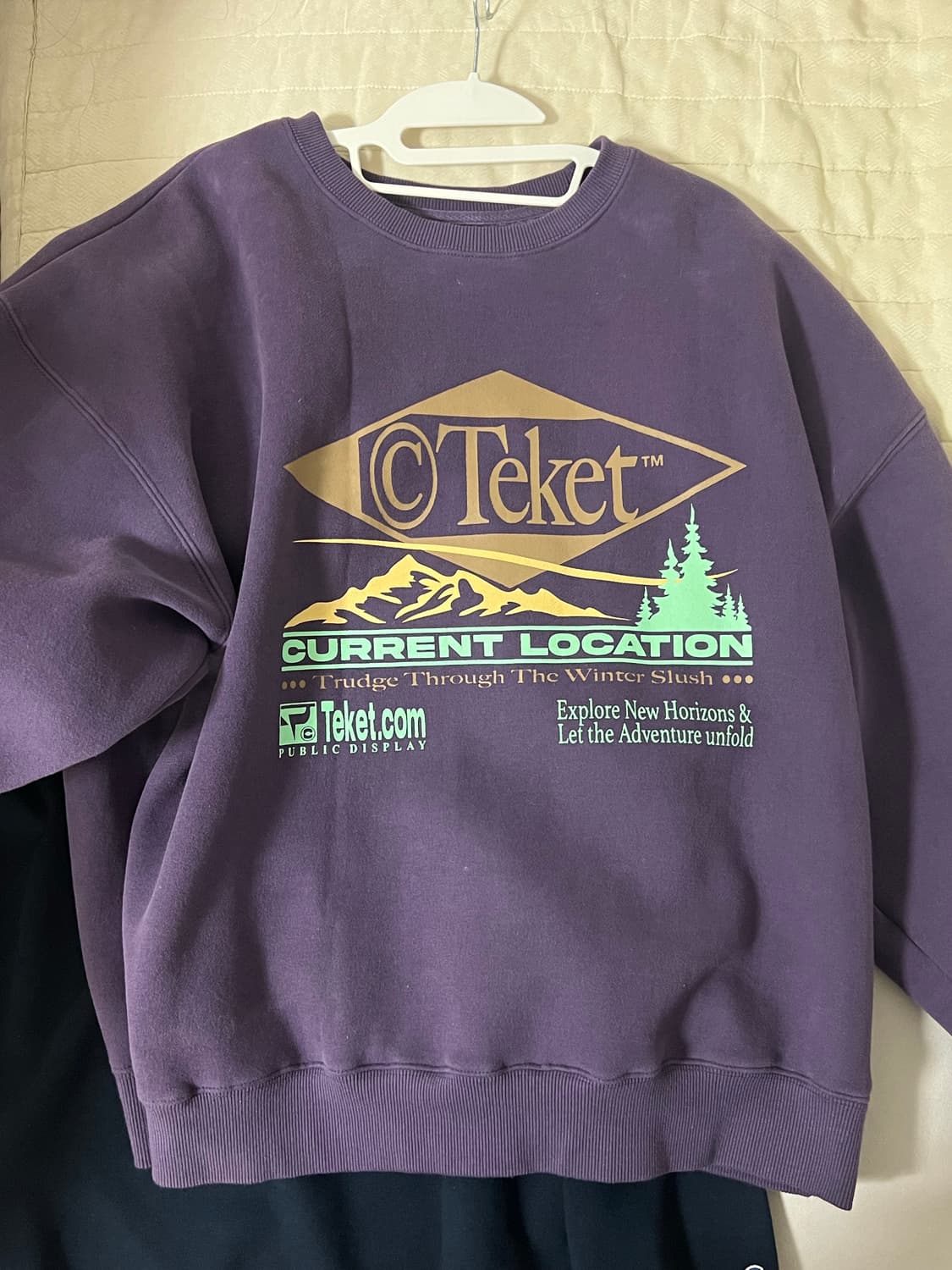 테켓 23FW 맨투맨 상품이미지2