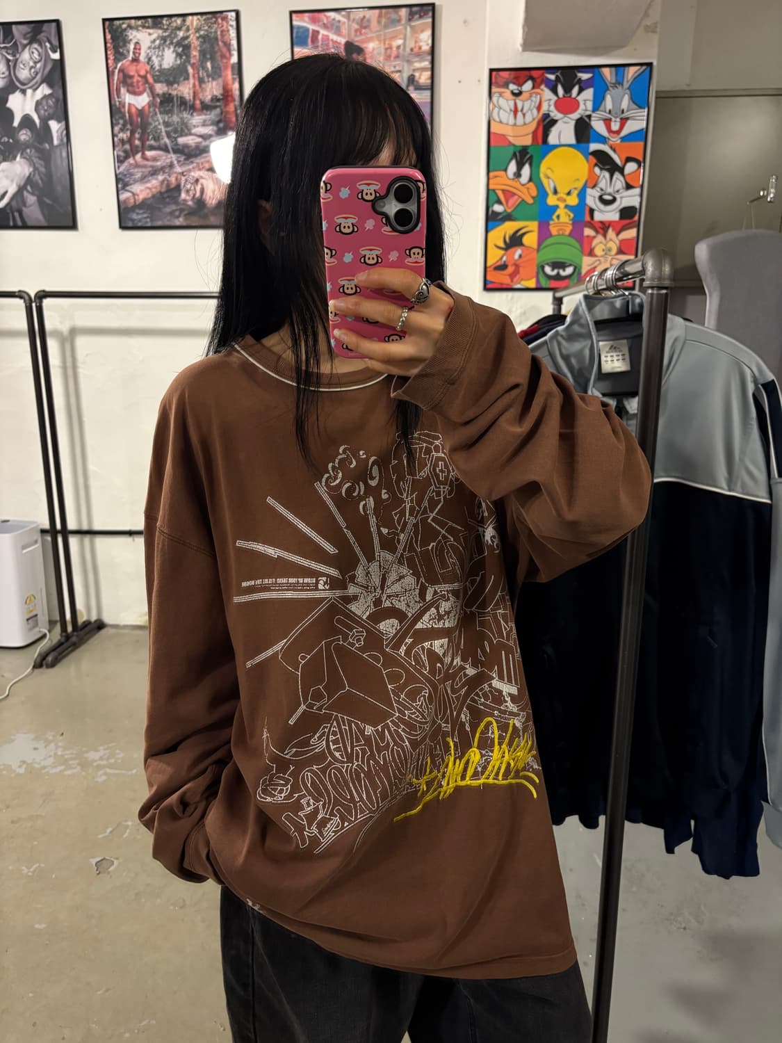 일제 메탈다운 그런지 롱슬리브 상품이미지2