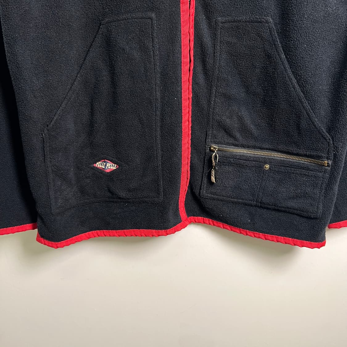Pelle Pelle 펠레펠레 블랙 플리스 자켓 L 상품이미지5