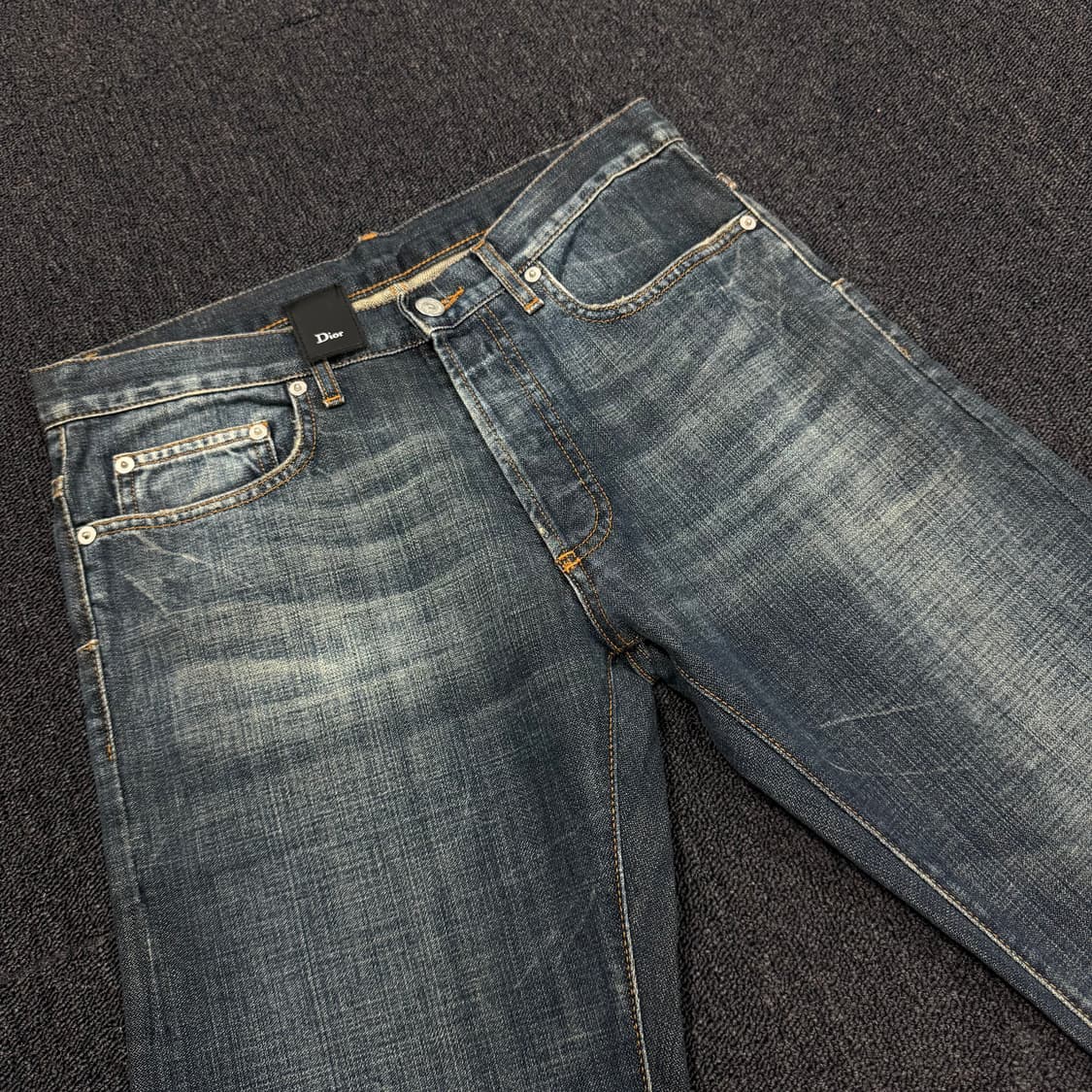 디올 워싱 데님 팬츠 상품이미지2