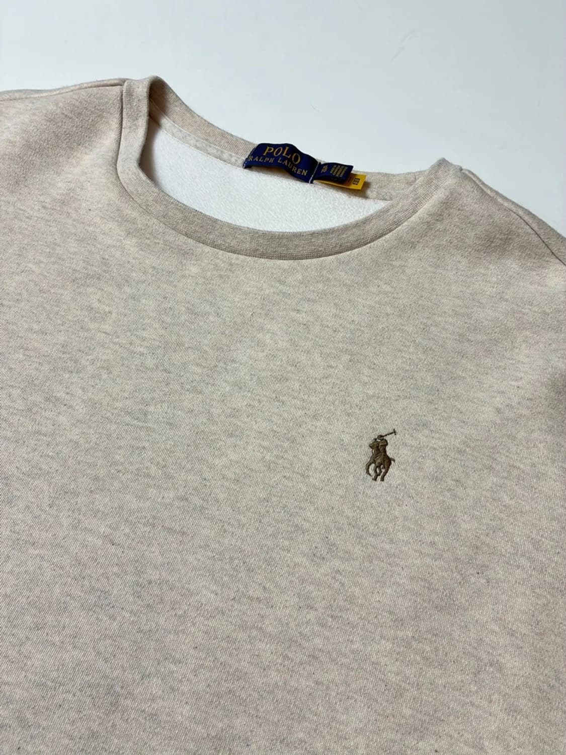 폴로 랄프로렌 로고 큐알 크루넥 맨투맨 PN8972 상품이미지3