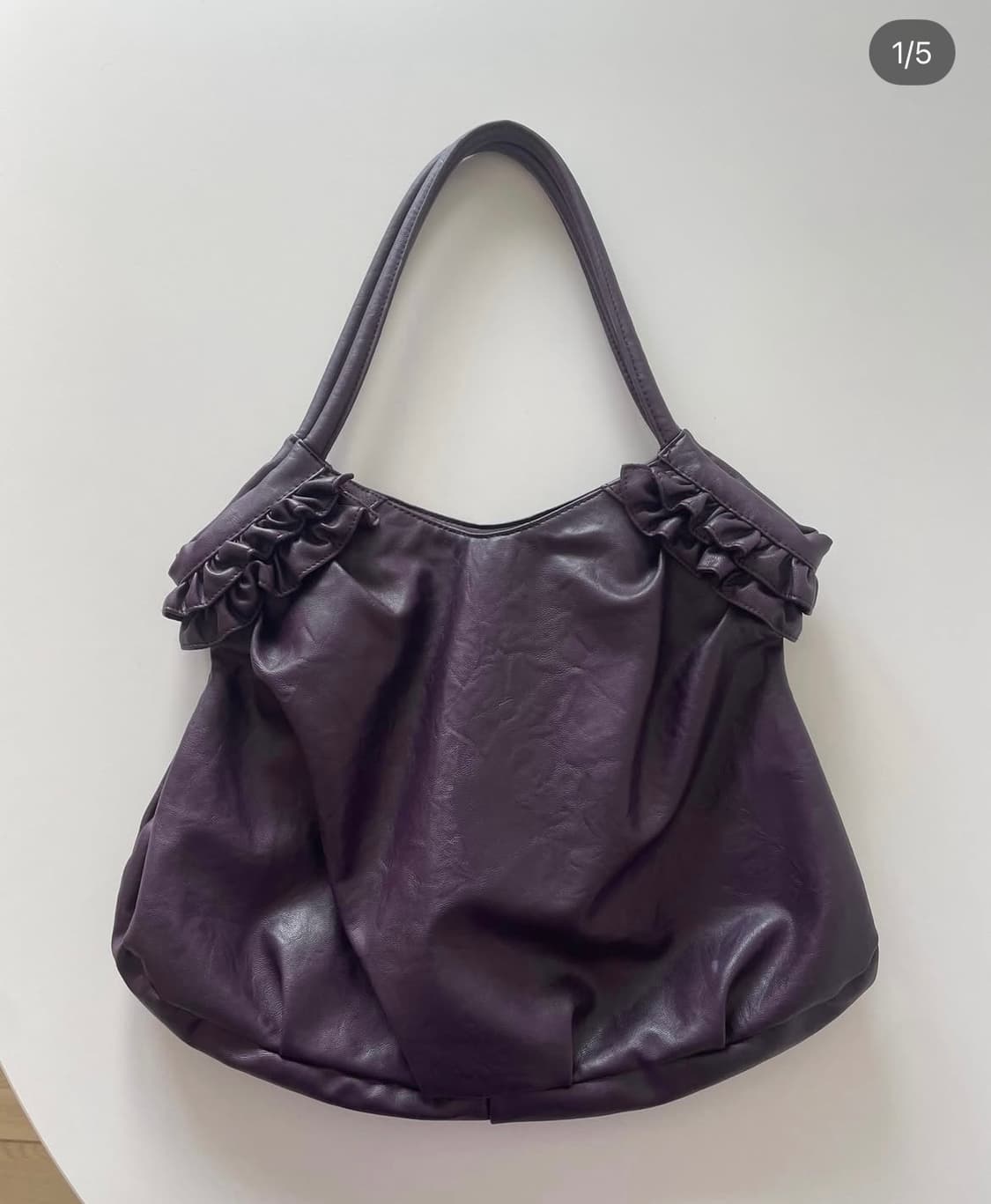 빈티지 퍼플 숄더백 상품이미지4