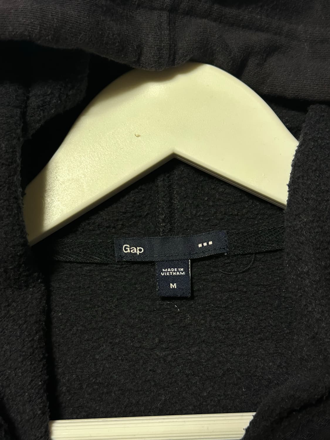 갭 GAP 빅로고 블랙 후드티 상품이미지4