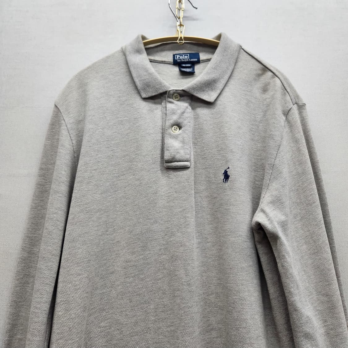 폴로랄프로렌 로고 PK 긴팔티 M 상품이미지2