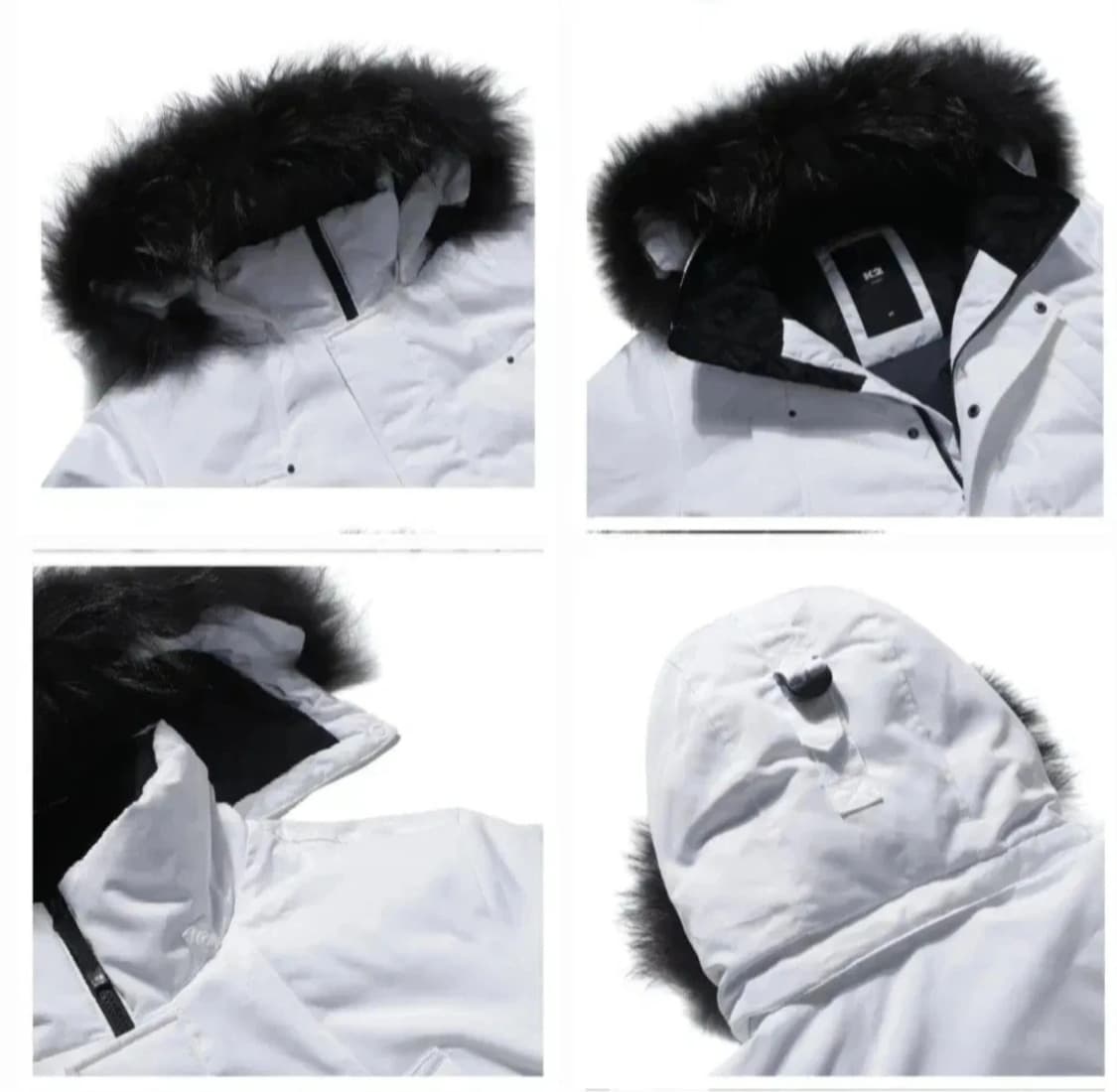 (새제품) K2 야상 숏패딩 다운 공용 화이트100 상품이미지3