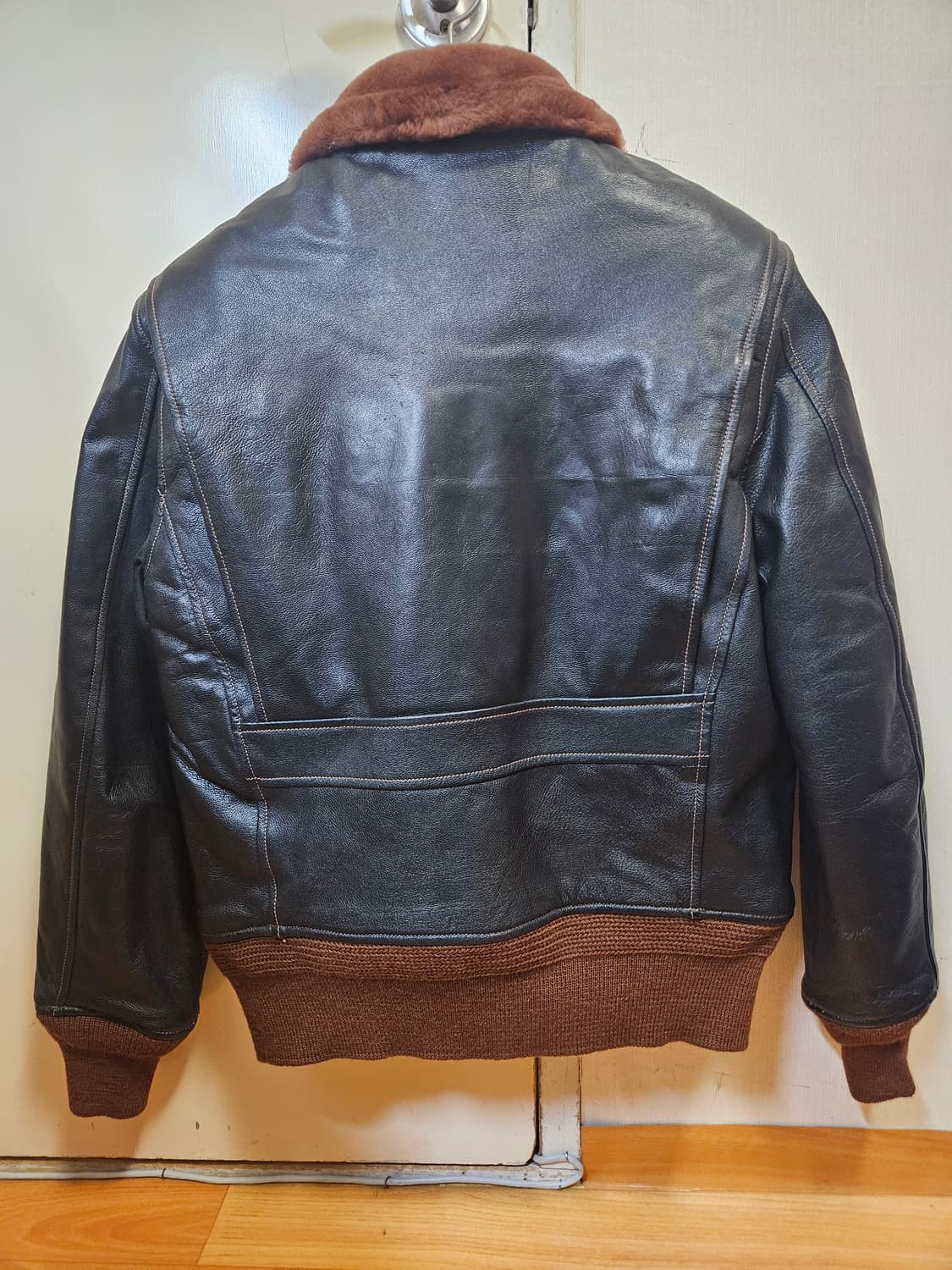 95 M) 디아프바인 G-1 염소가죽 고트스킨 자켓 A-2 상품이미지2