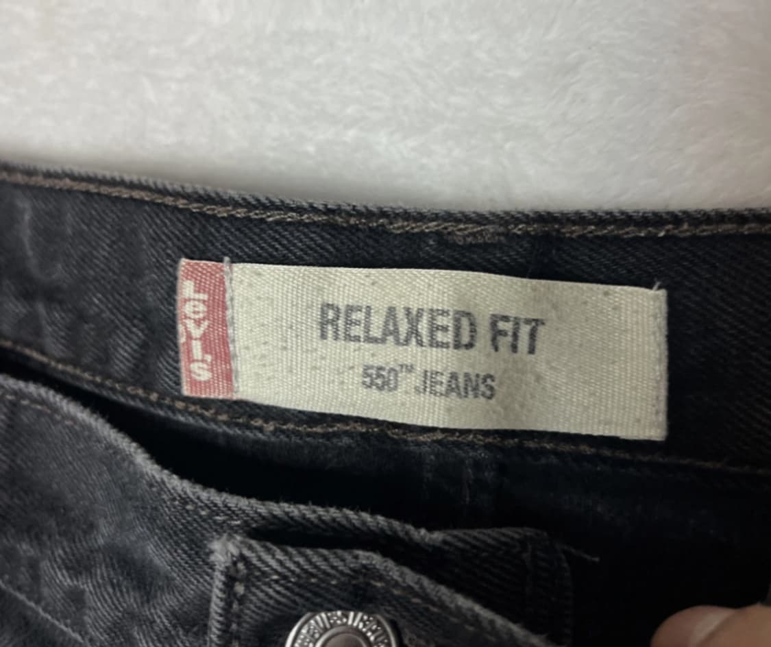 리바이스 블랙진 550 36x32 상품이미지4