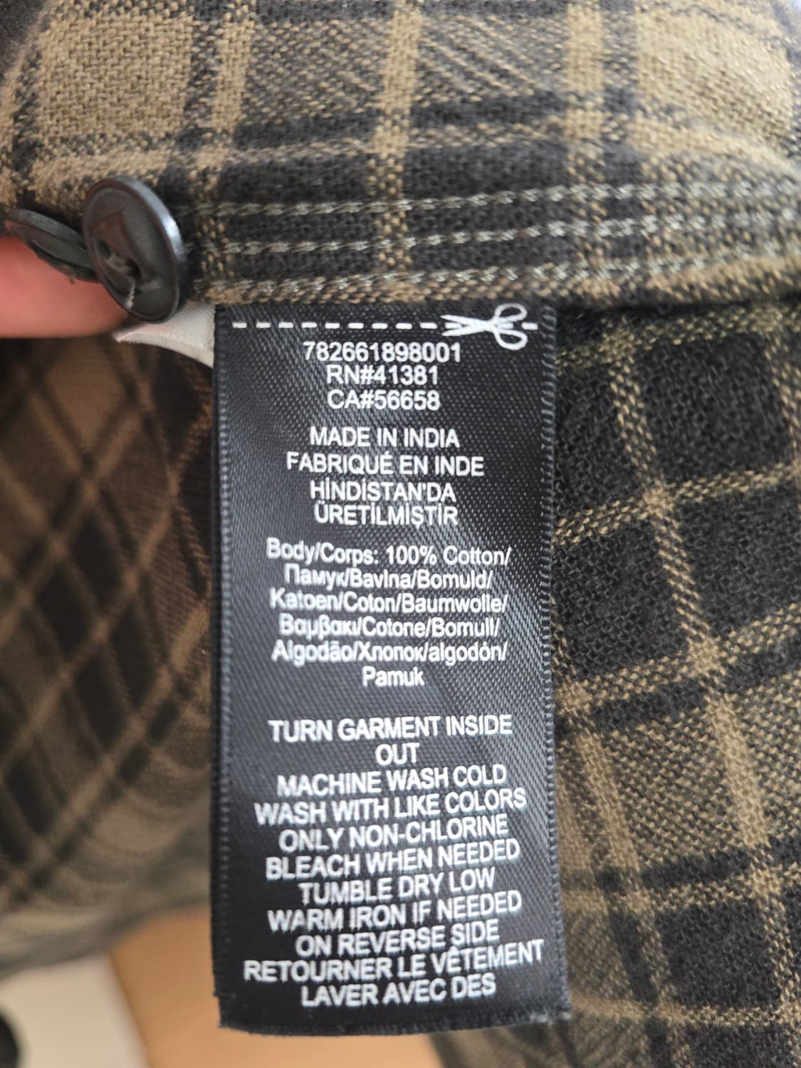 RRL Indigo Herringbone Workshirt, M사이즈 상품이미지5