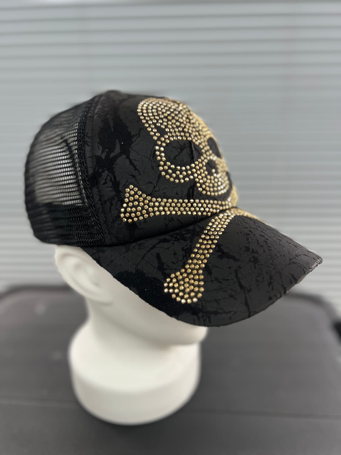 금박 스컬 매쉬캡  상품이미지3