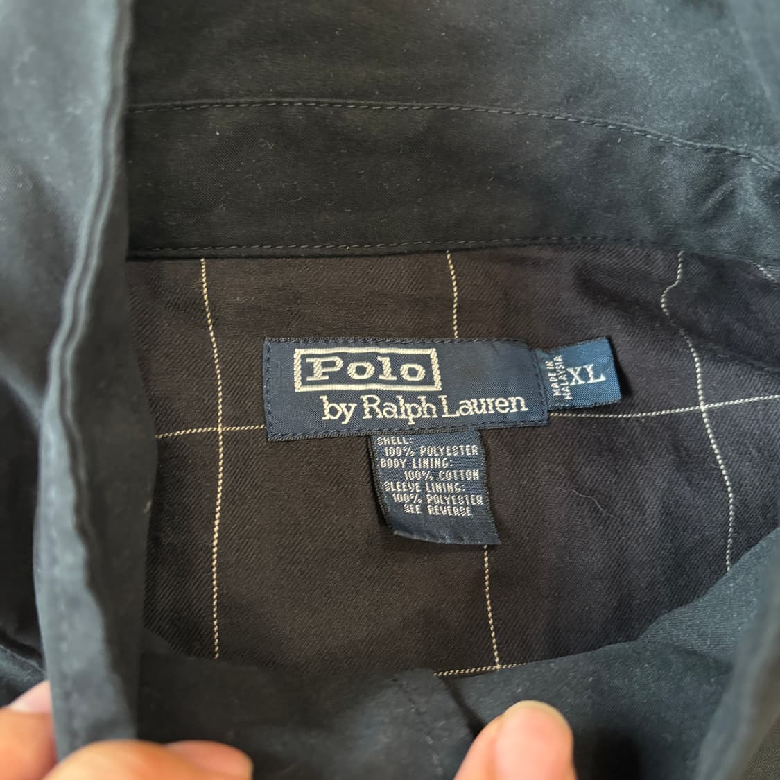 폴로 정푸 블랙 바이스윙 바라쿠다 코튼 자켓 상품이미지5