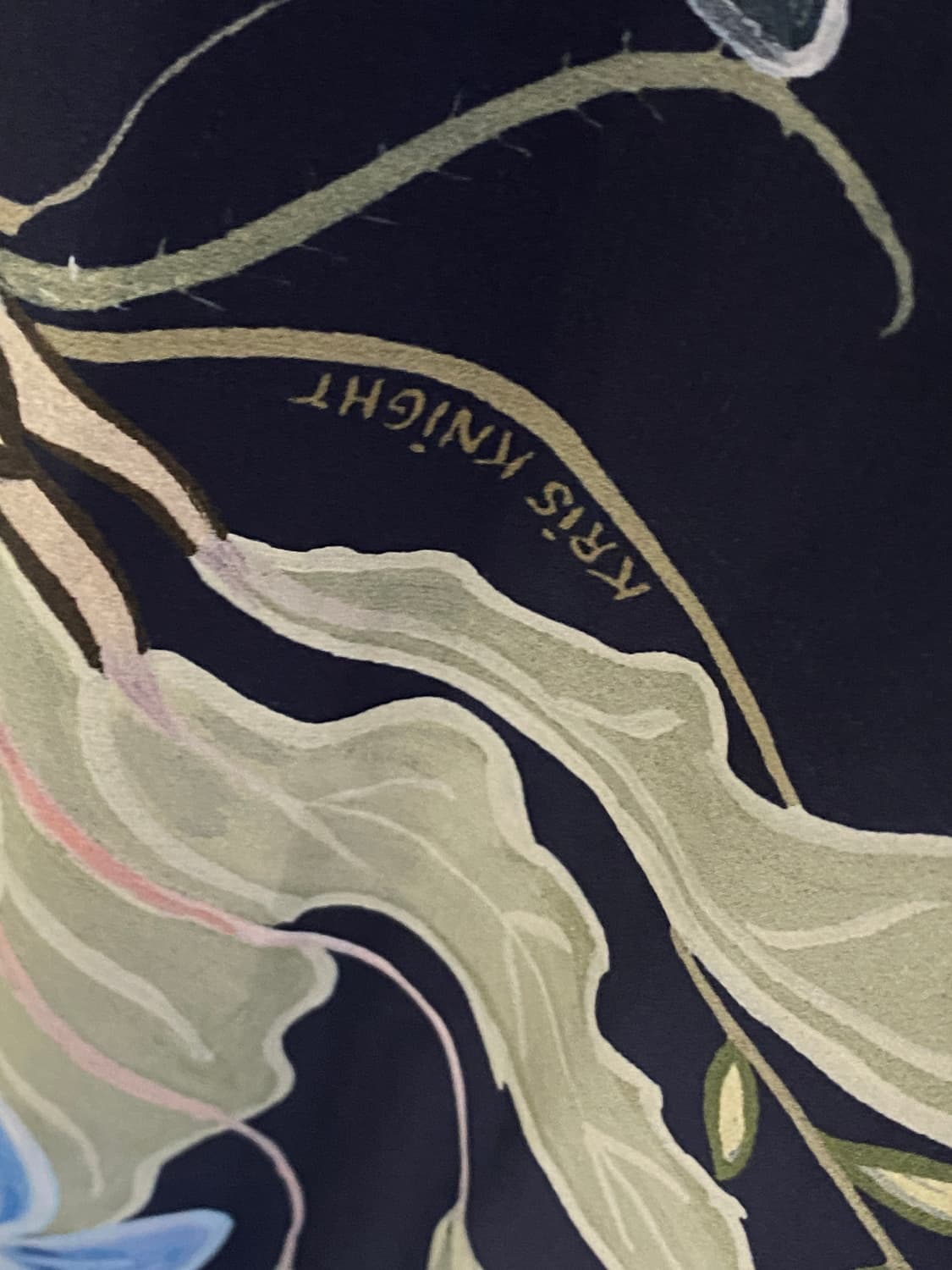 구찌 플로럴 봄버 자켓 네이비 50 상품이미지4