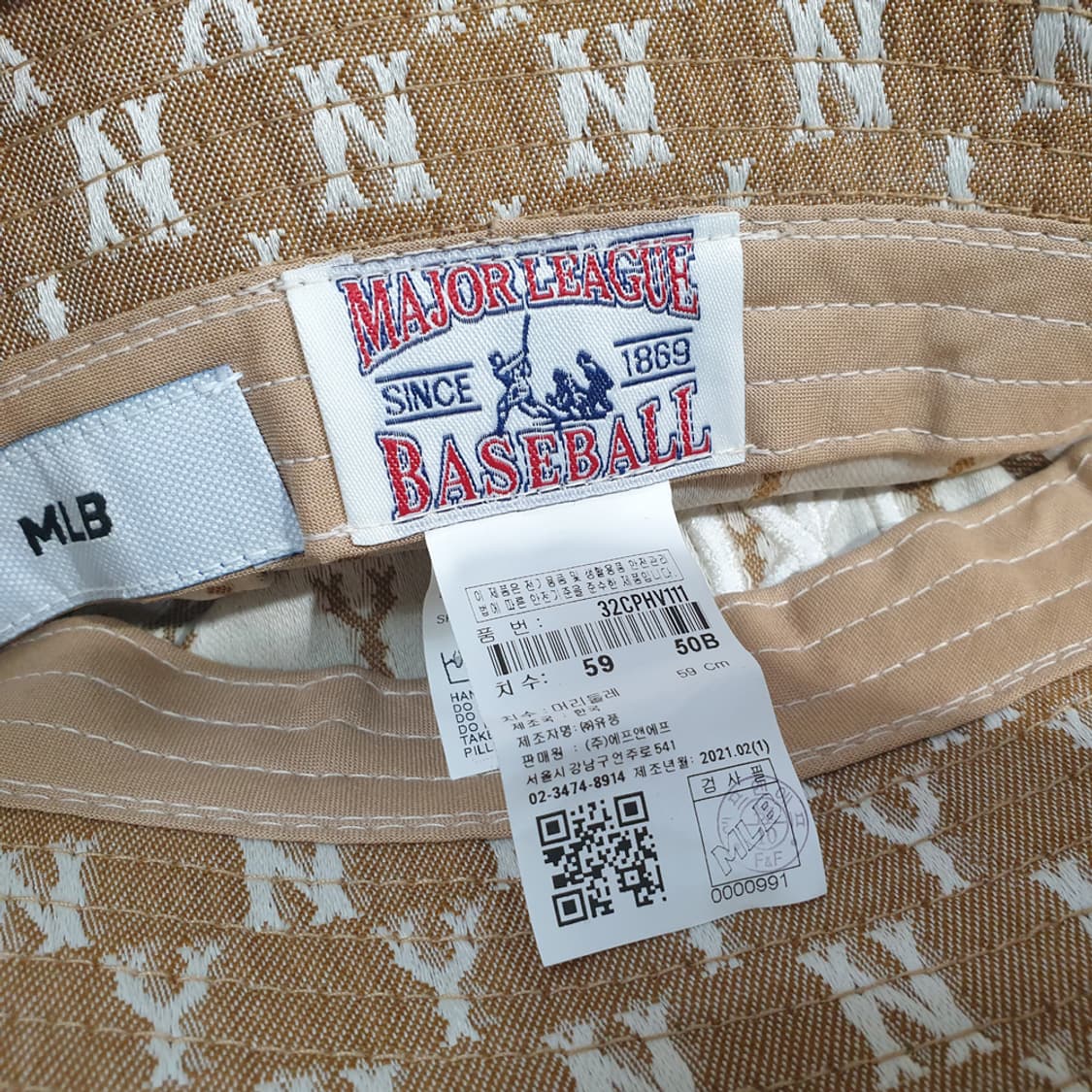 MLB 엠엘비 모노그램 버킷햇 모자 상품이미지4