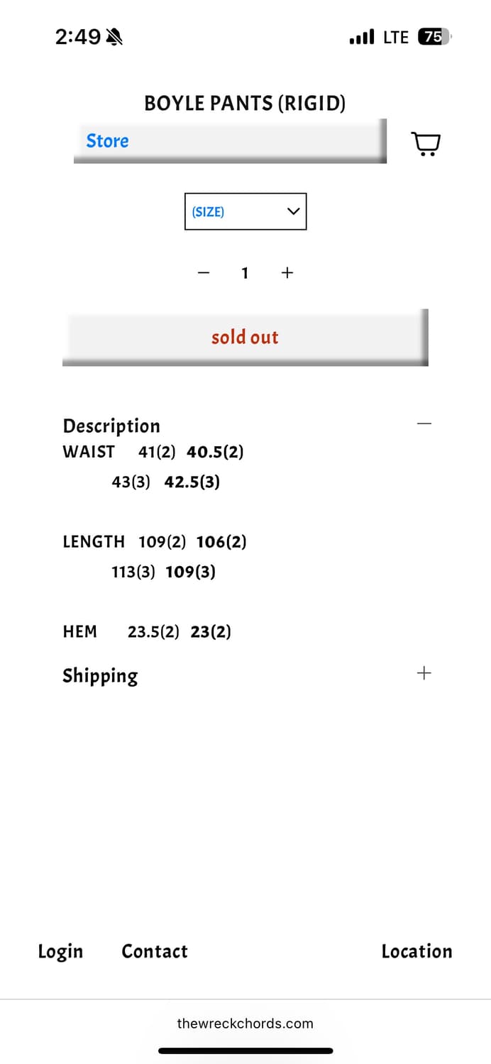 뤡코즈 보일 데님 더블니 2 상품이미지2