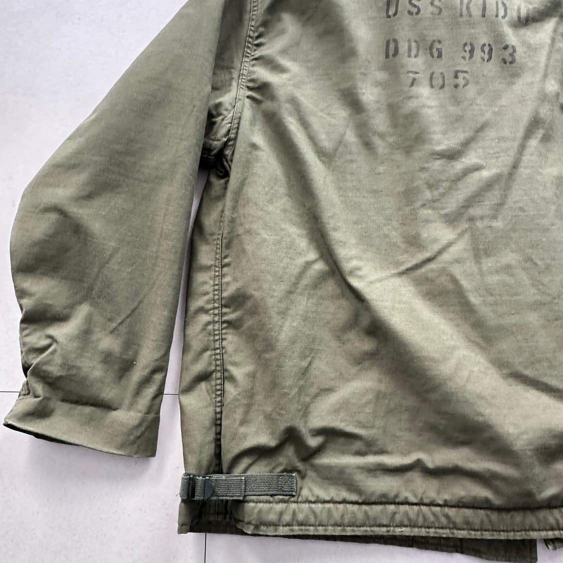 80s 미해군 USN A-2 덱자켁 XL 상품이미지10