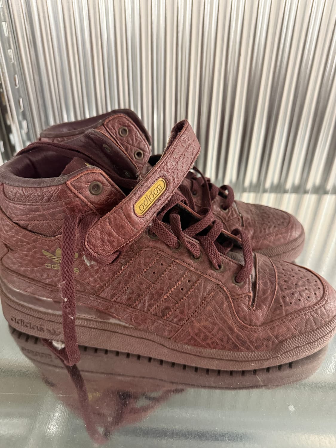 아디다스 포럼 미드 갈색 275mm 상품이미지2