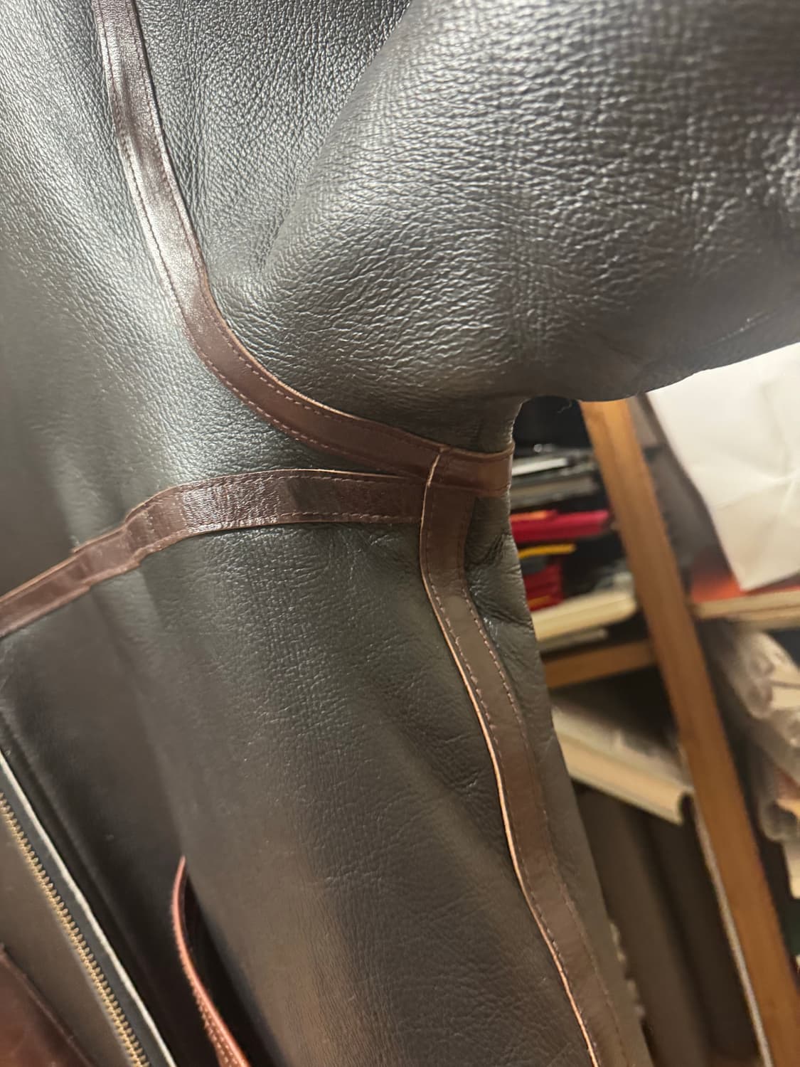 블라인드파일즈 양털 무톤 자켓 무스탕 [2] 상품이미지7